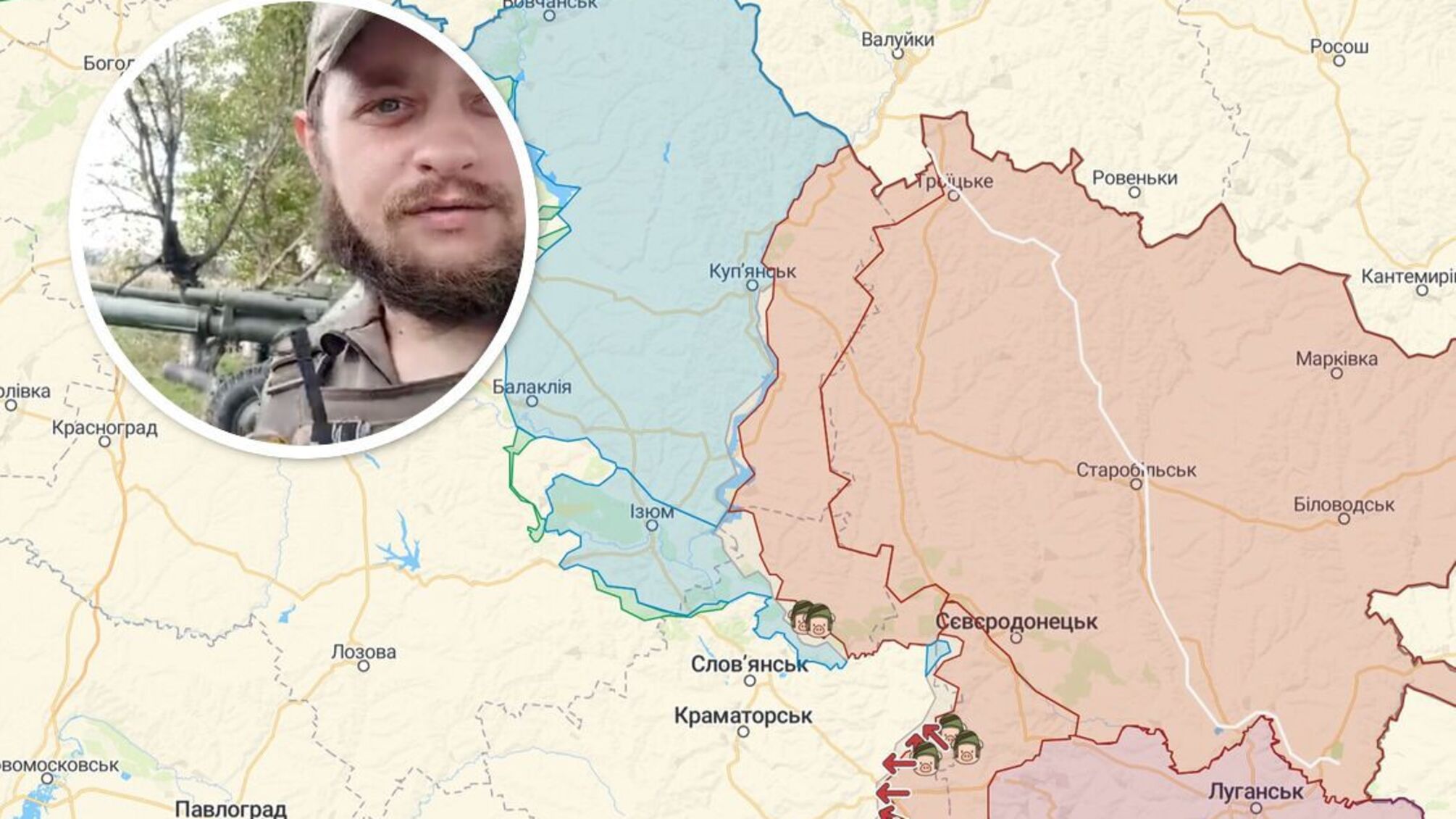 ВСУ продолжают контрнаступление в Луганской области