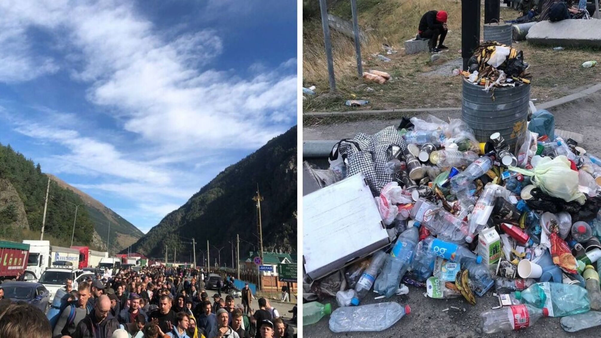 очередь на границе россии и грузии