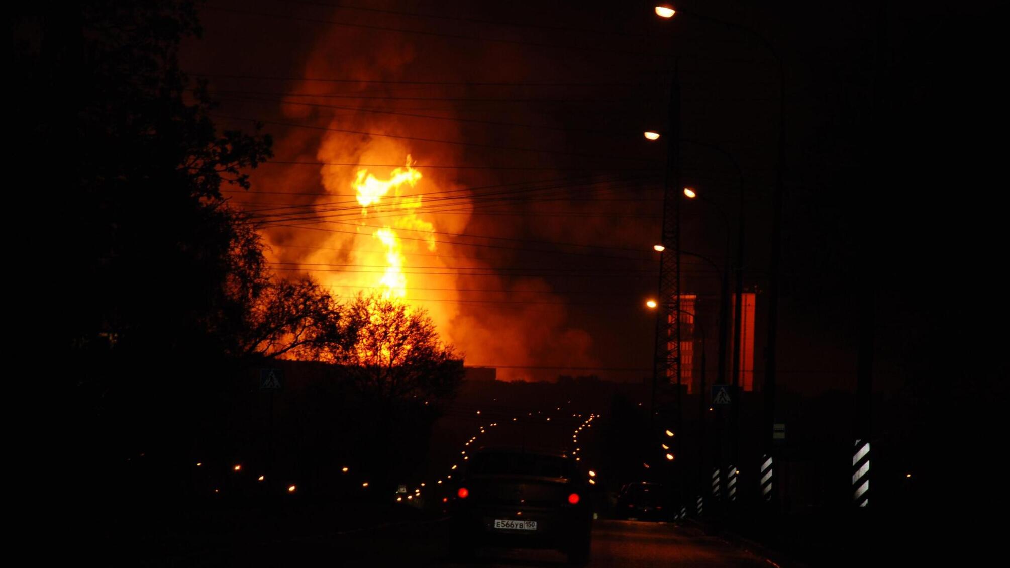 взрыв на газопроводе