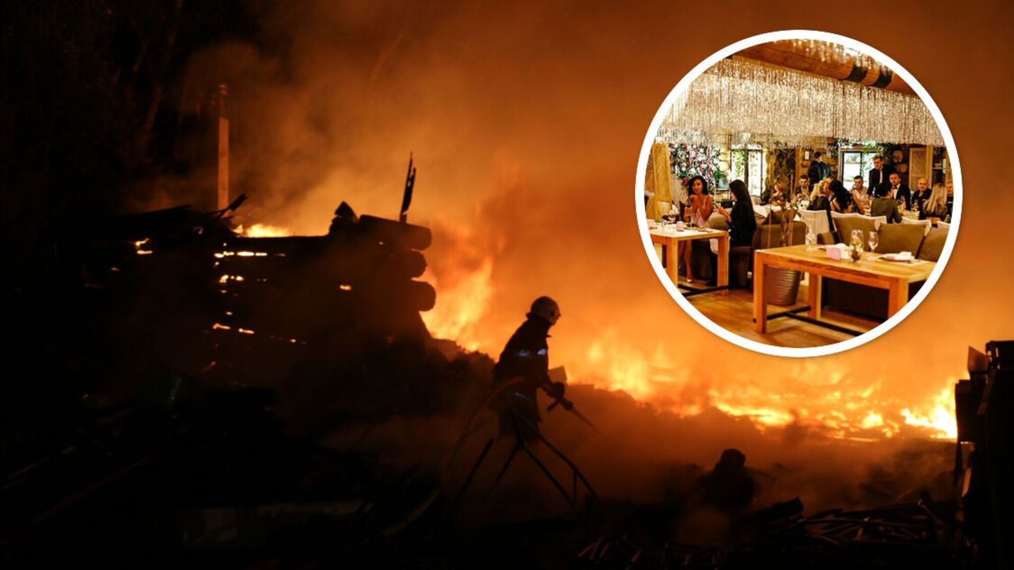 В Харькове в результате обстрелов сгорело элитное заведение одного из самых богатых украинцев – Удянского