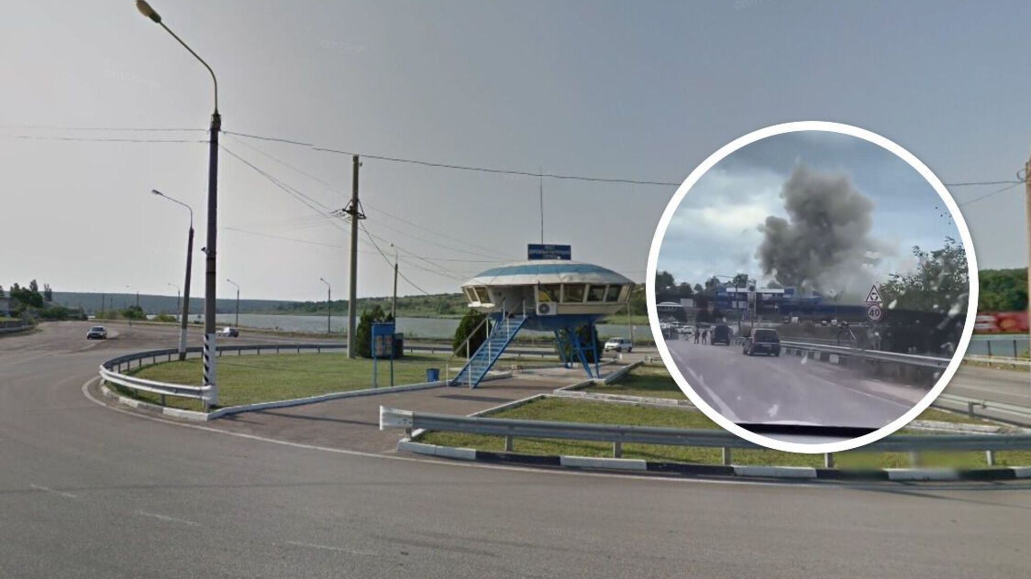 взрыв возле Васильевки