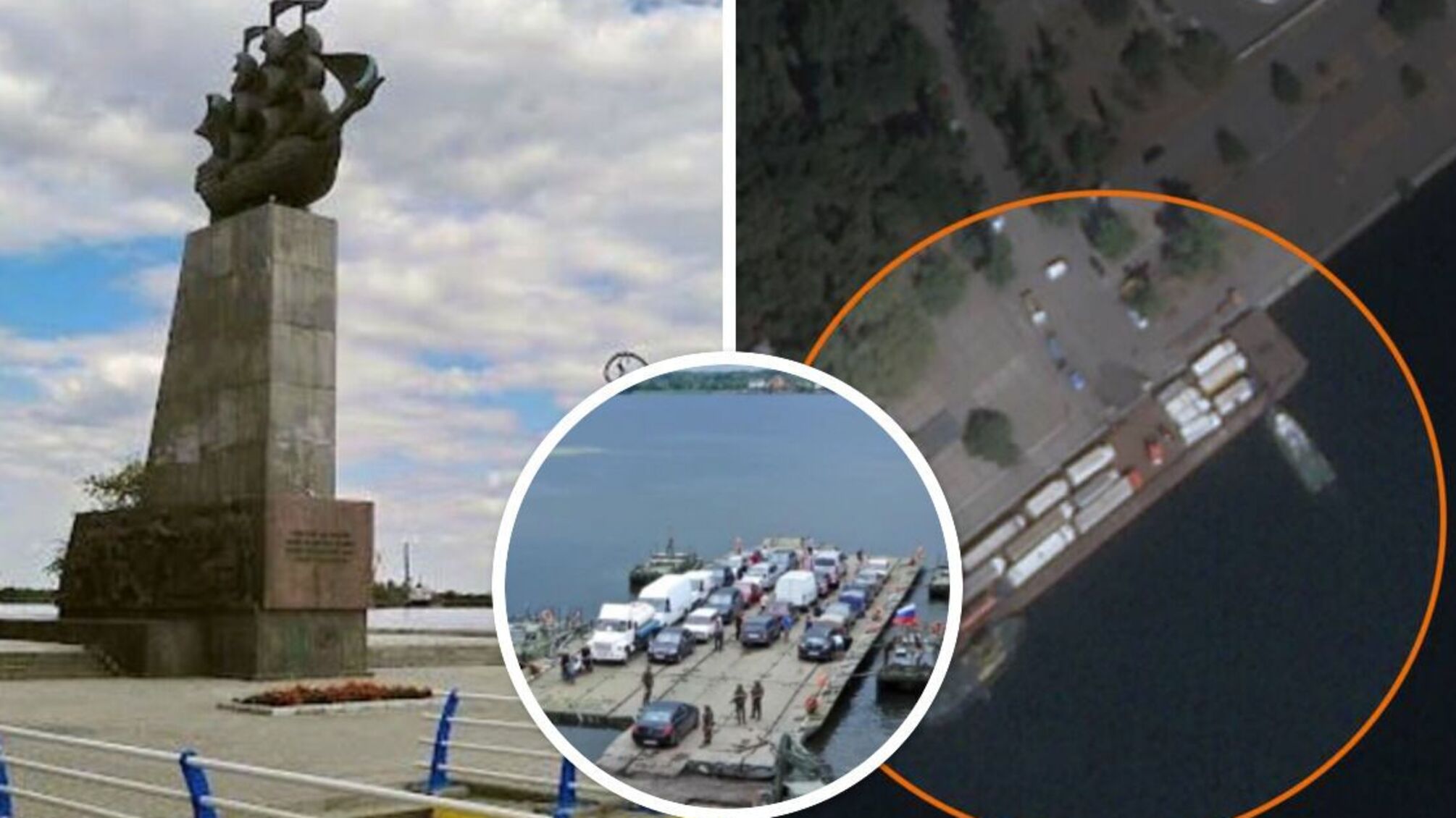 Окупанти будують переправу Херсон – Гола Пристань