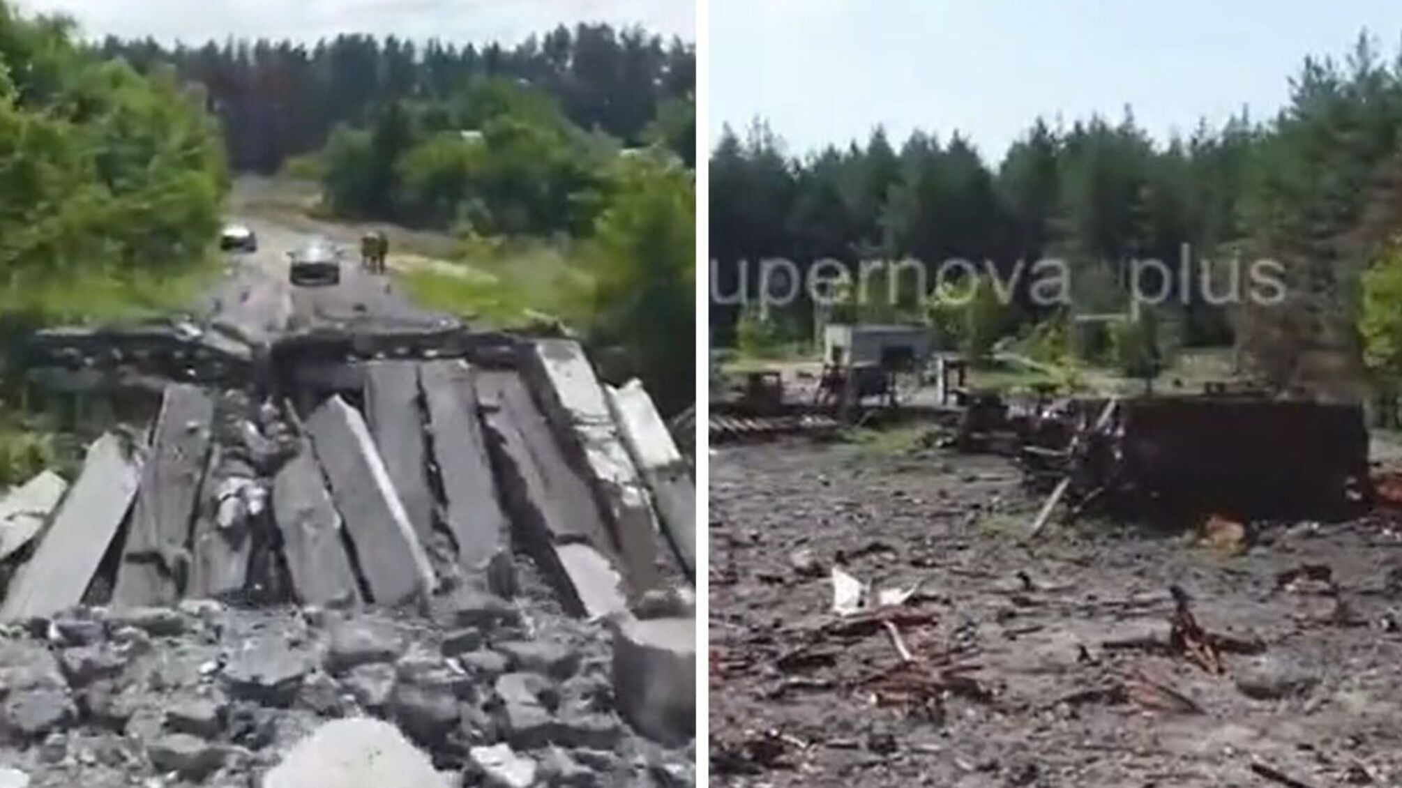 міст у напрямку Ізюму на Харківщині