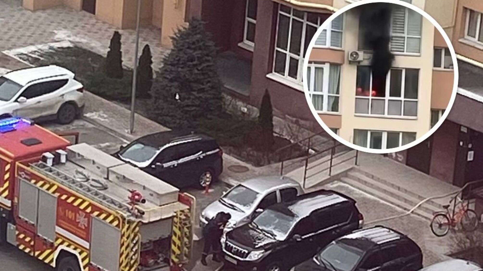 Масштабный пожар в Киеве: огонь охватил многоэтажку в одном из районов столицы