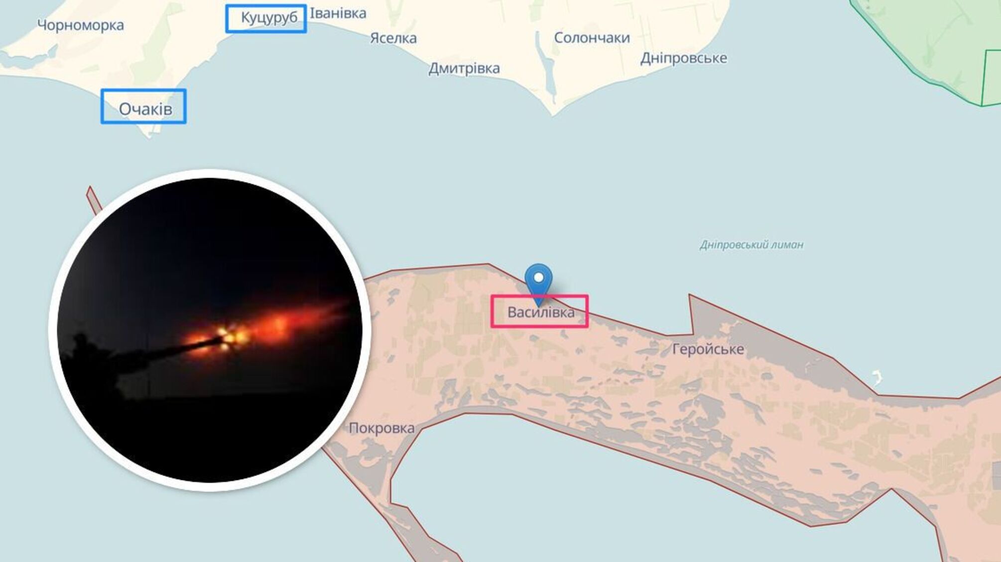 Контрбатарейная борьба на Кинбурнской косе