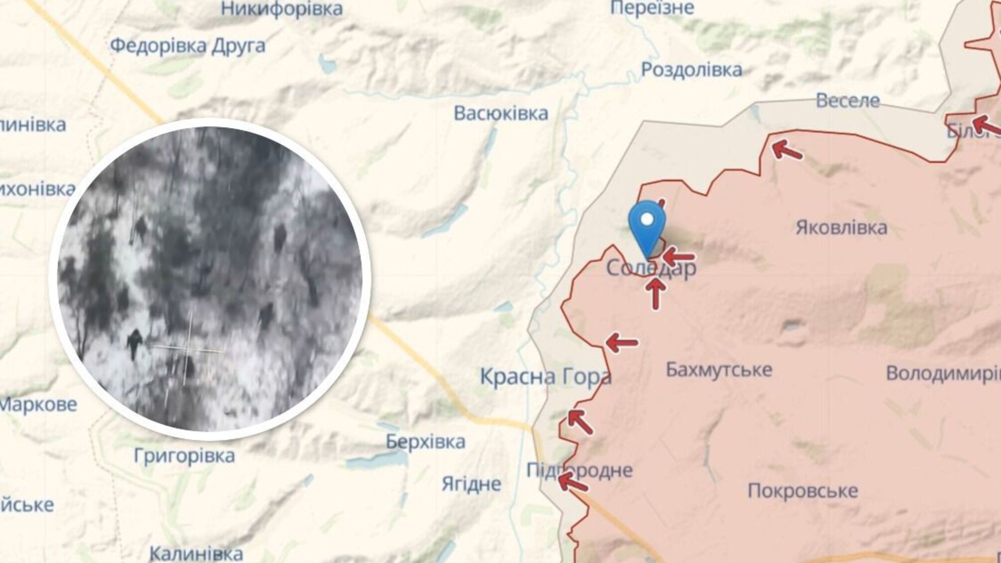 'Вагнеровцы' под Соледаром в Донецкой области