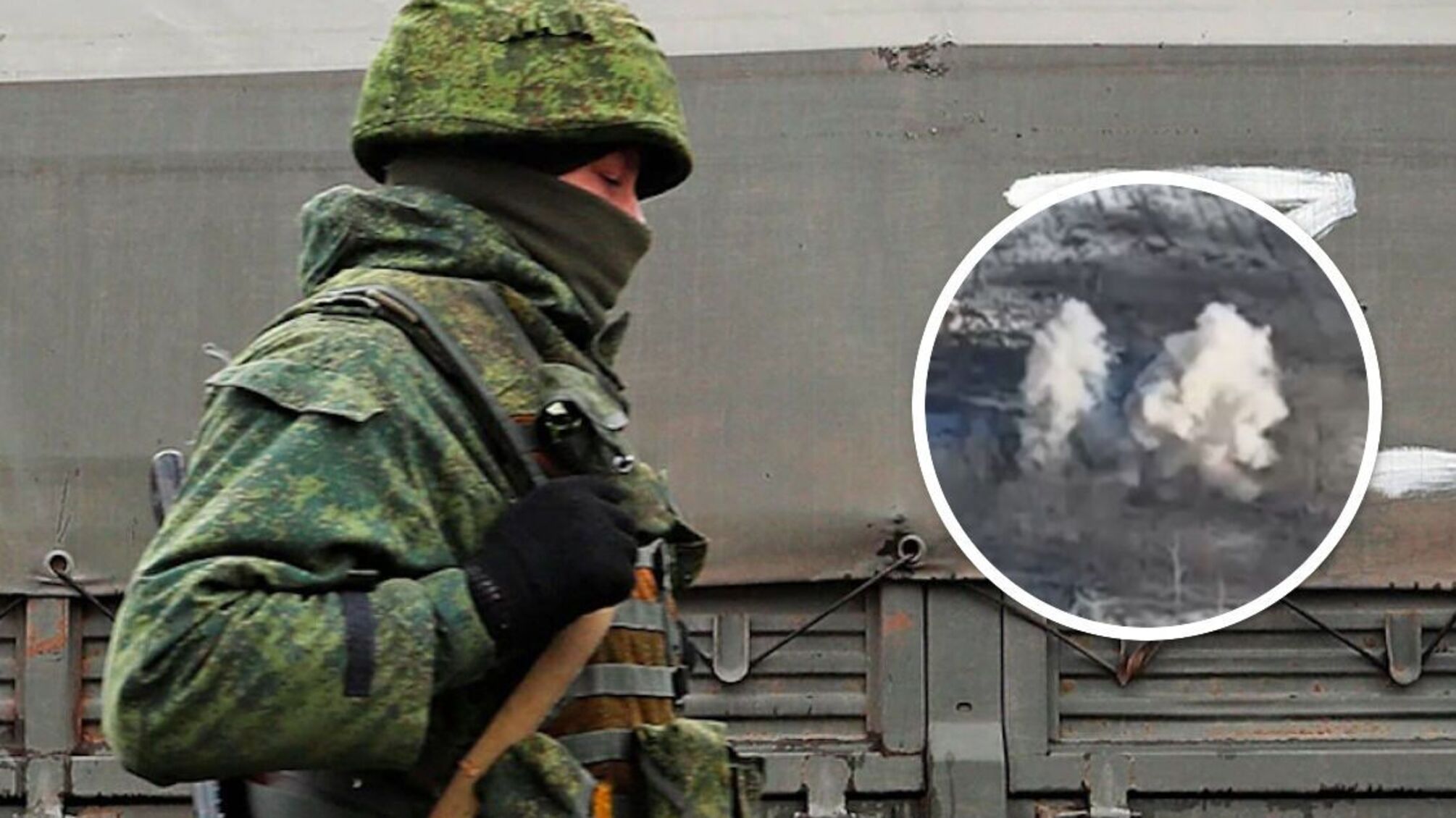 Уничтожение засады штурмовиков армии рф на Донбассе
