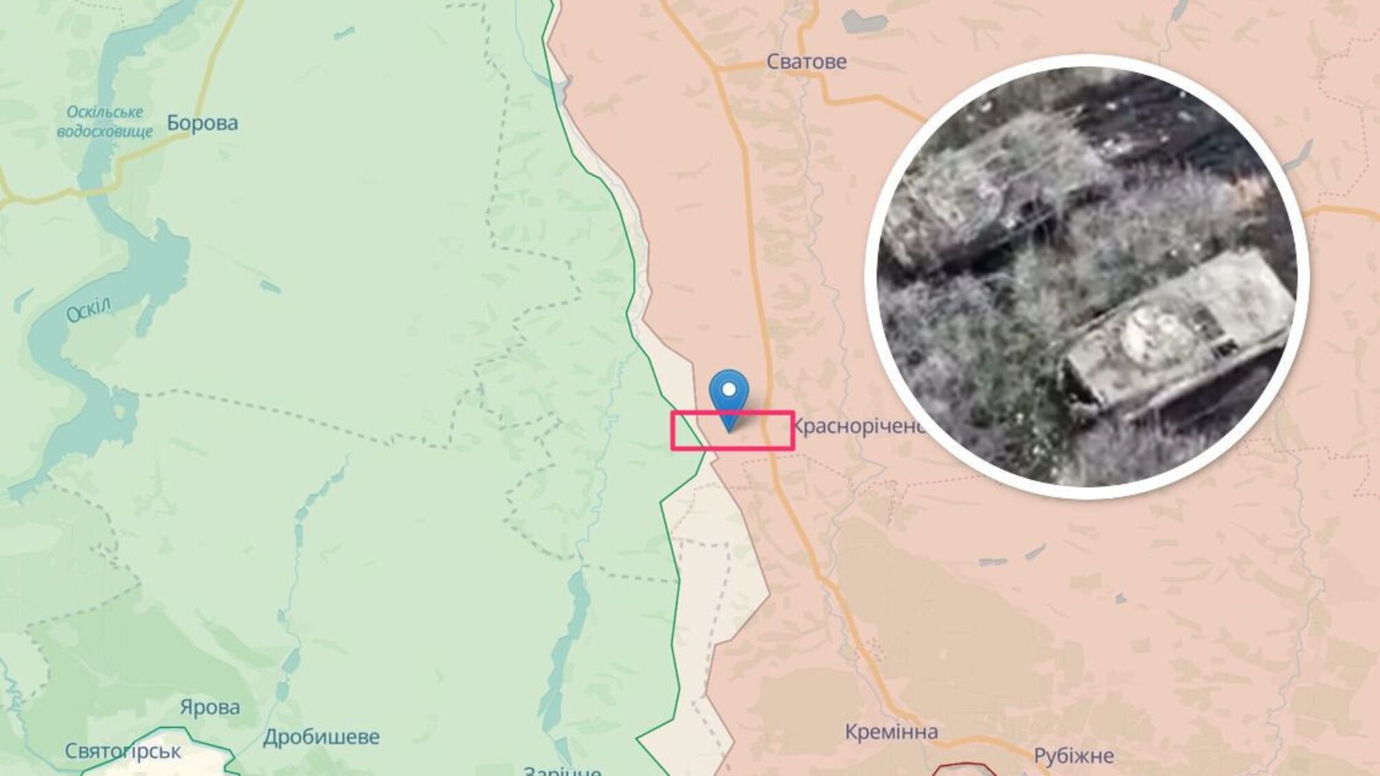 Разлетелись по посадке: ВСУ взорвали бронегруппу врага под Сватово на Луганщине (видео)