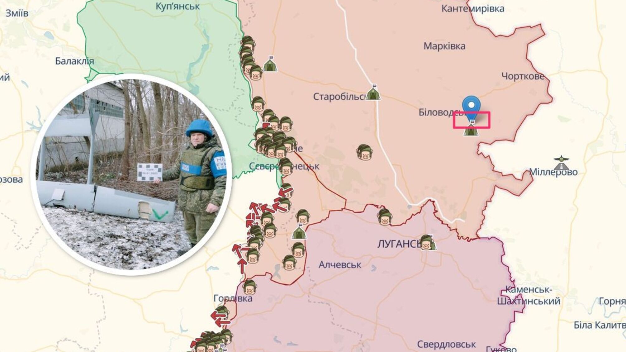 Важливий об'єкт в глибокому тилу ворога на Луганщині уразили саморобним дроном