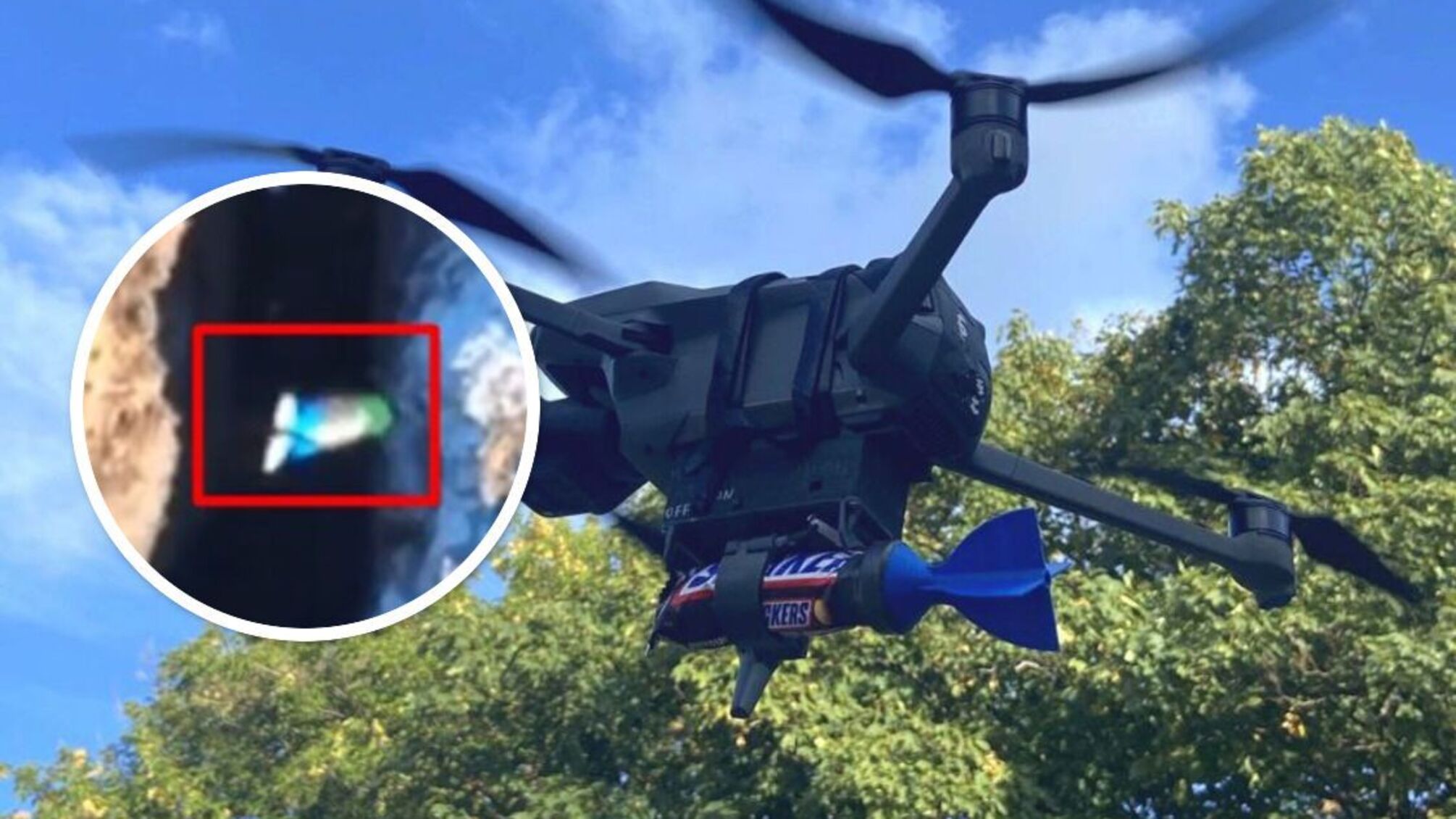 Дрон ЗСУ 'полює' за російськими окупантами