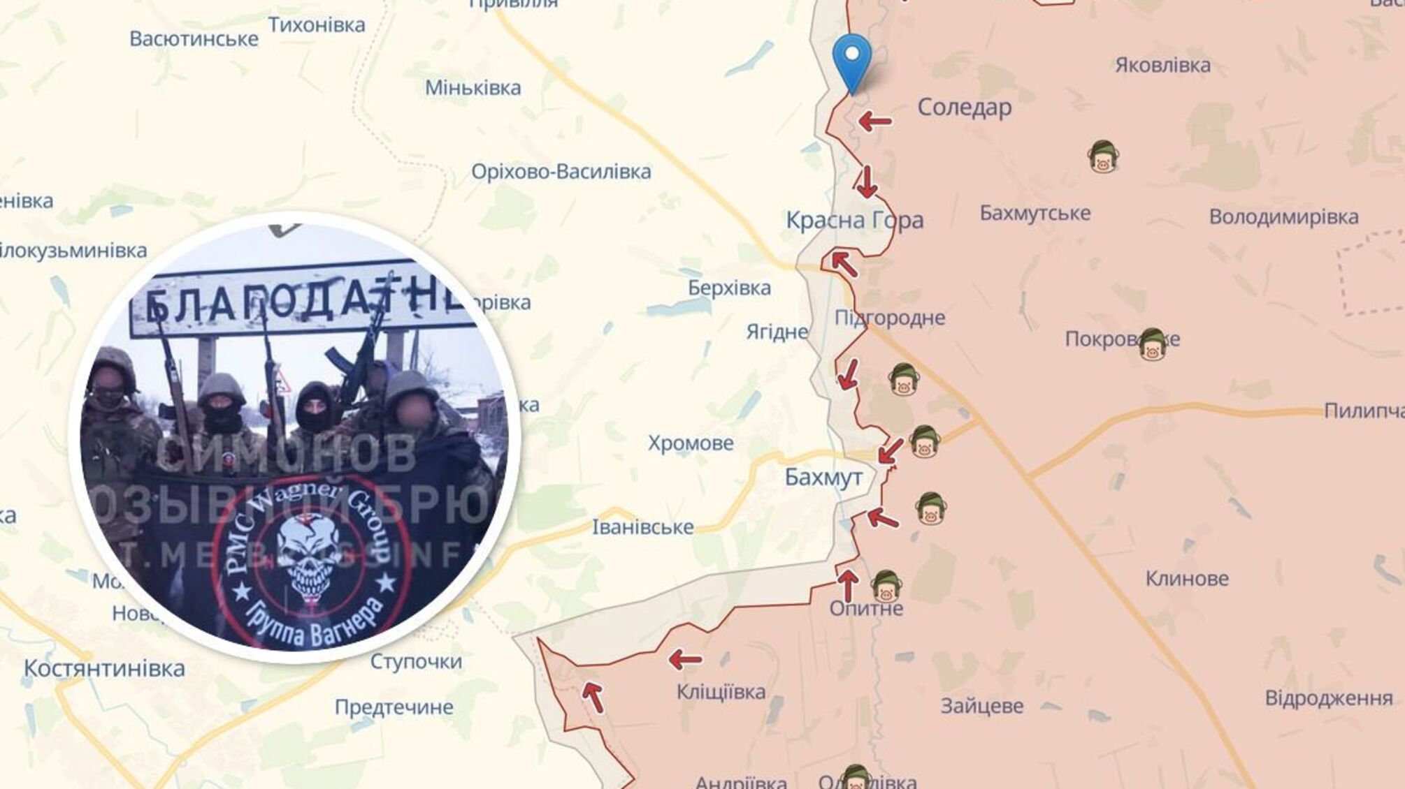 Оккупанты имеют незначительное продвижение на Бахмутском отрезке