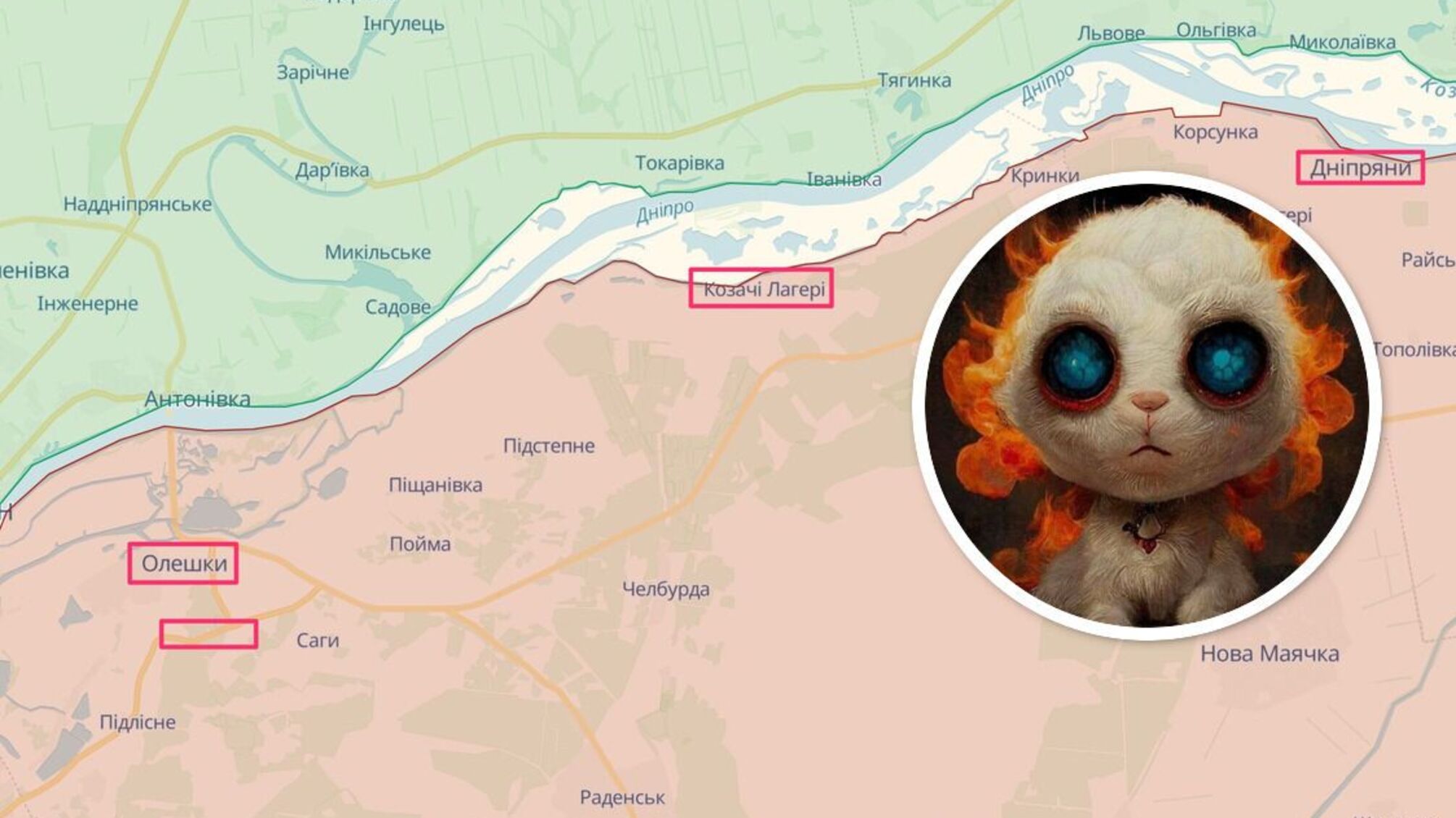 В Херсонской области ВСУ накрыли несколько точек врага, в Олешках пожар после 'хлопка'