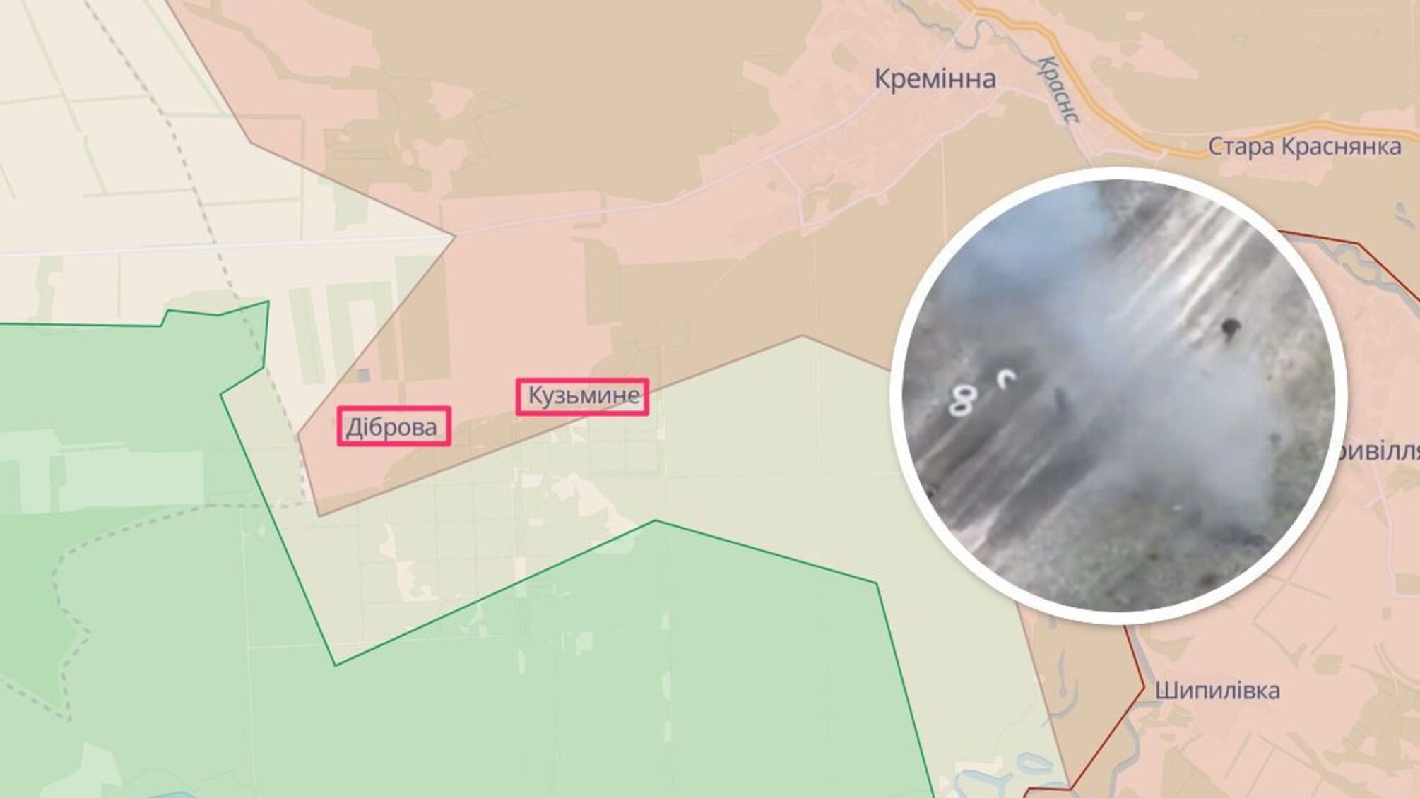 ВСУ бьют оккупантов в лесу под Кременной