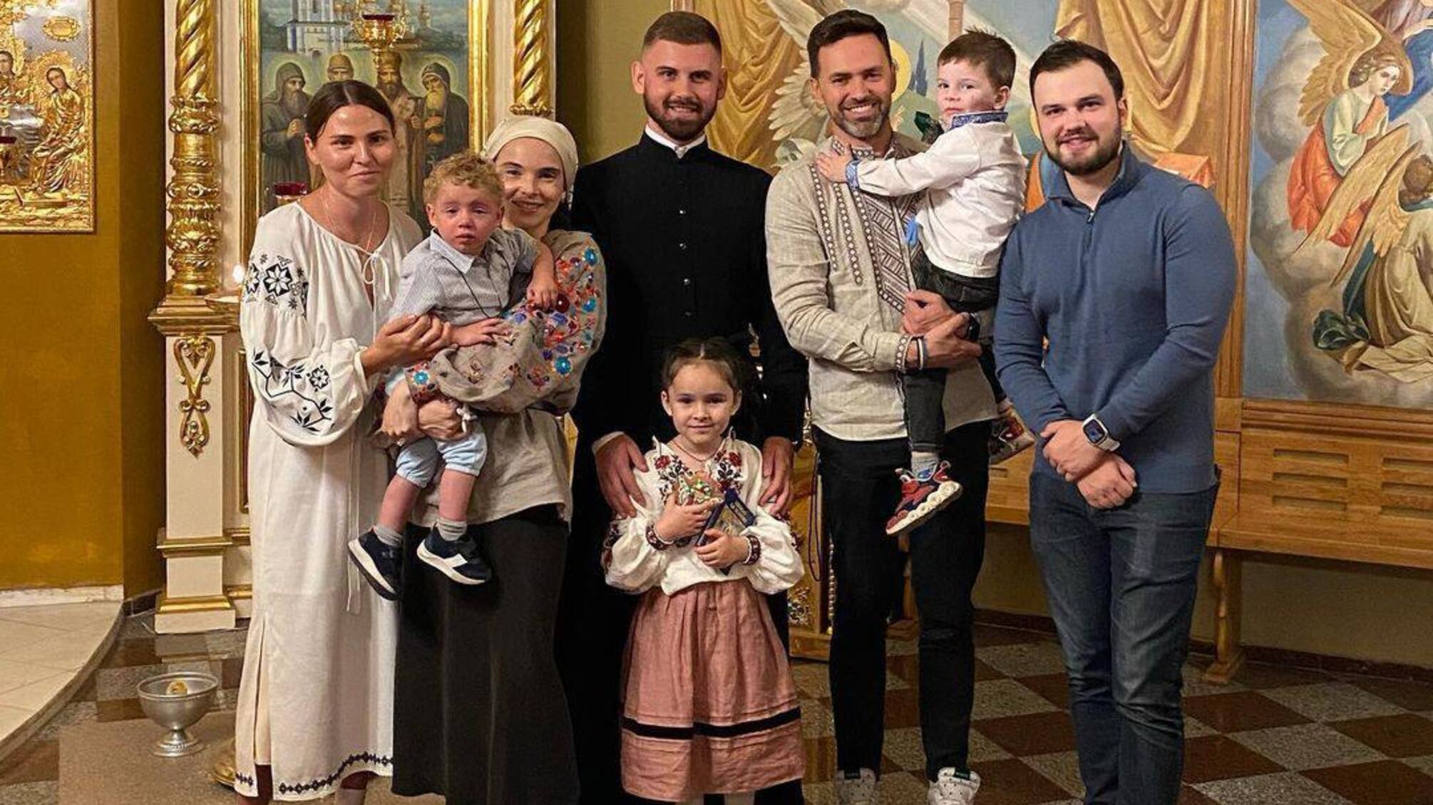 Тимур Мирошниченко покрестил своего приемного сына Марселя