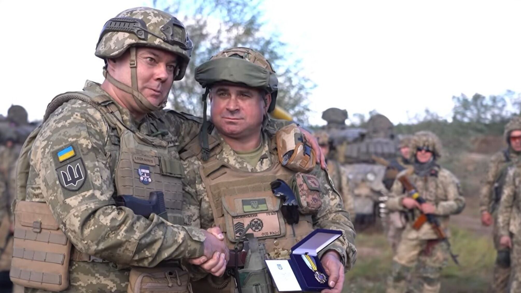 Генерал Наєв відзначив головного сержанта ЗСУ Олександра Косинського