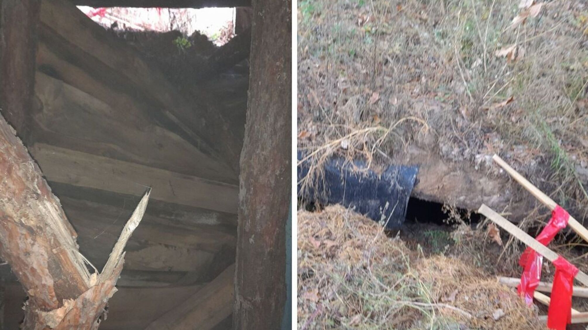 В Десне на Черниговщине обрушилось временное укрытие