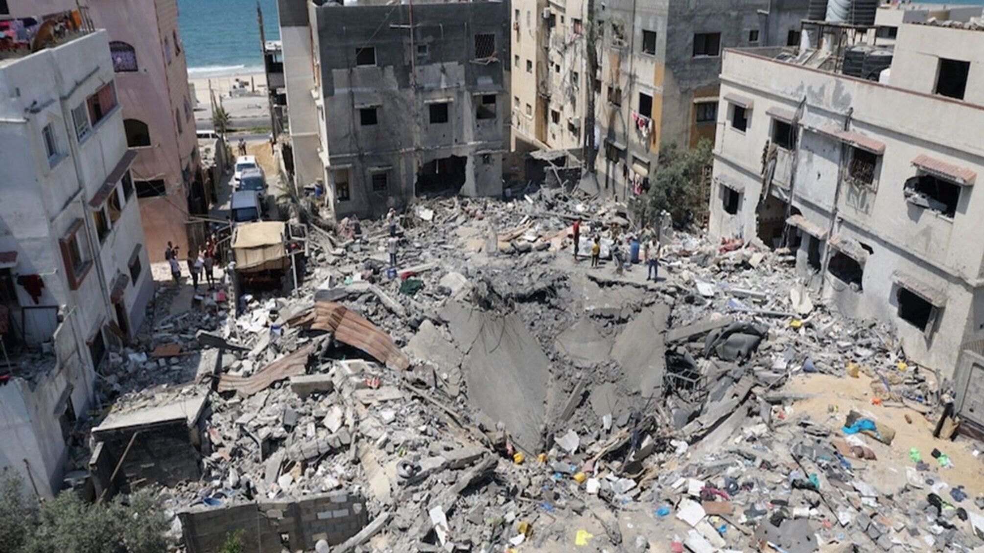 Зруйноване місто Гази