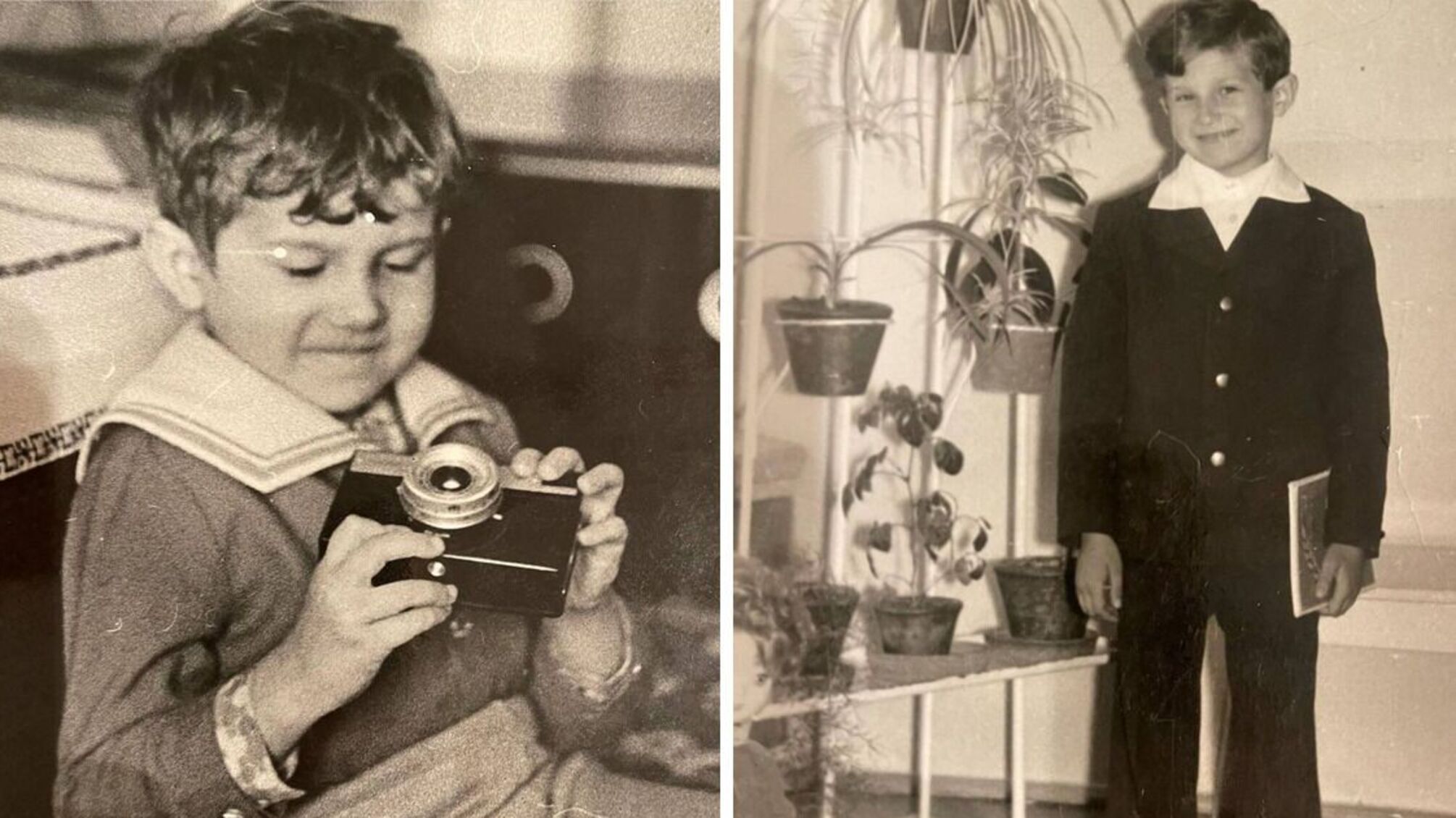 Ведучий Горбунов у дитинстві