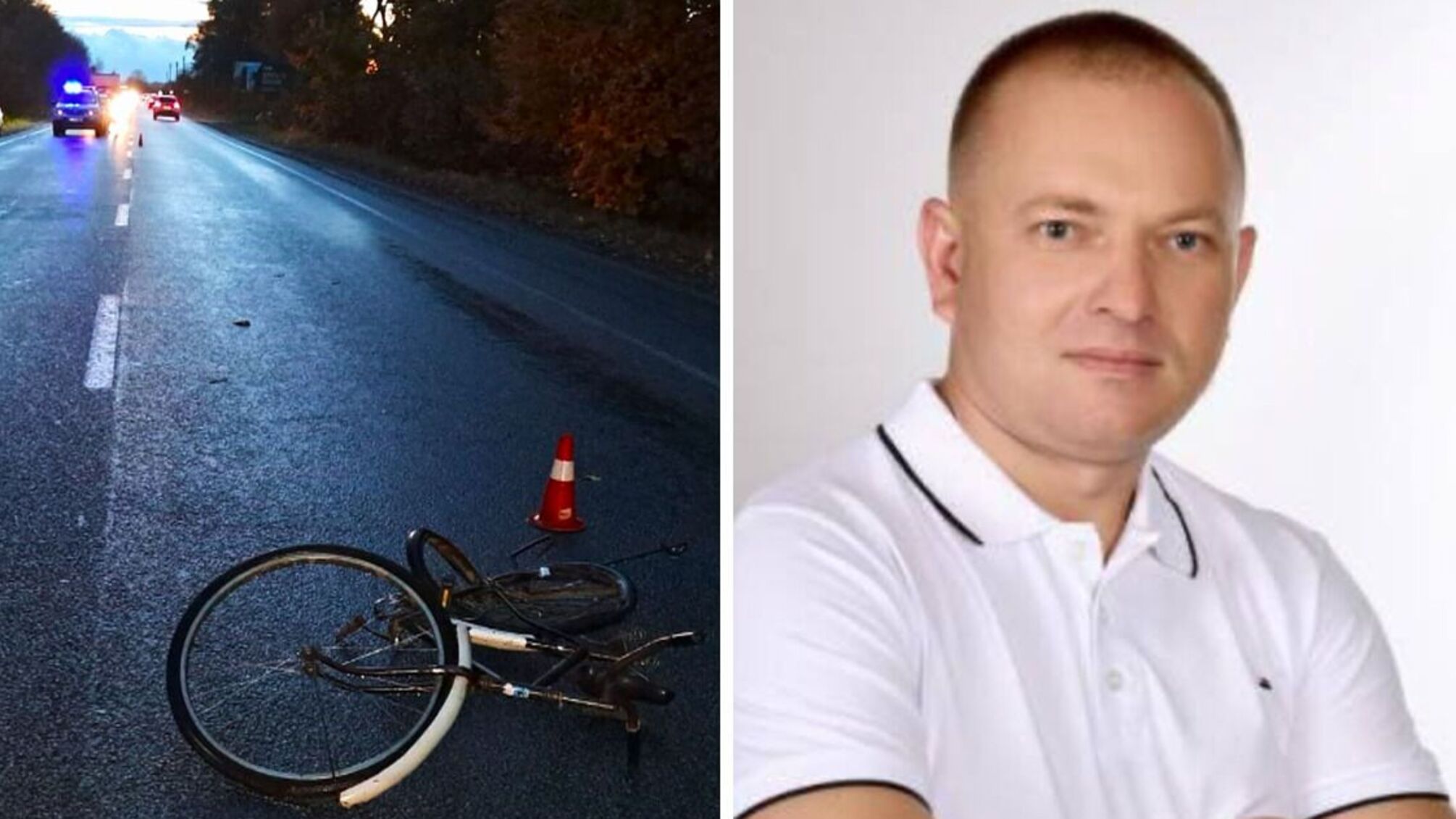 В Ивано-Франковской области депутат одного из местных советов наехал автомобилем на 76-летнего велосипедиста