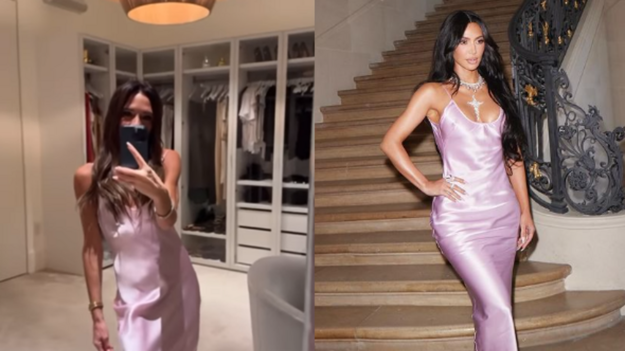 Виктория Бекхэм показала платье, которое создала для Ким Кардашьян