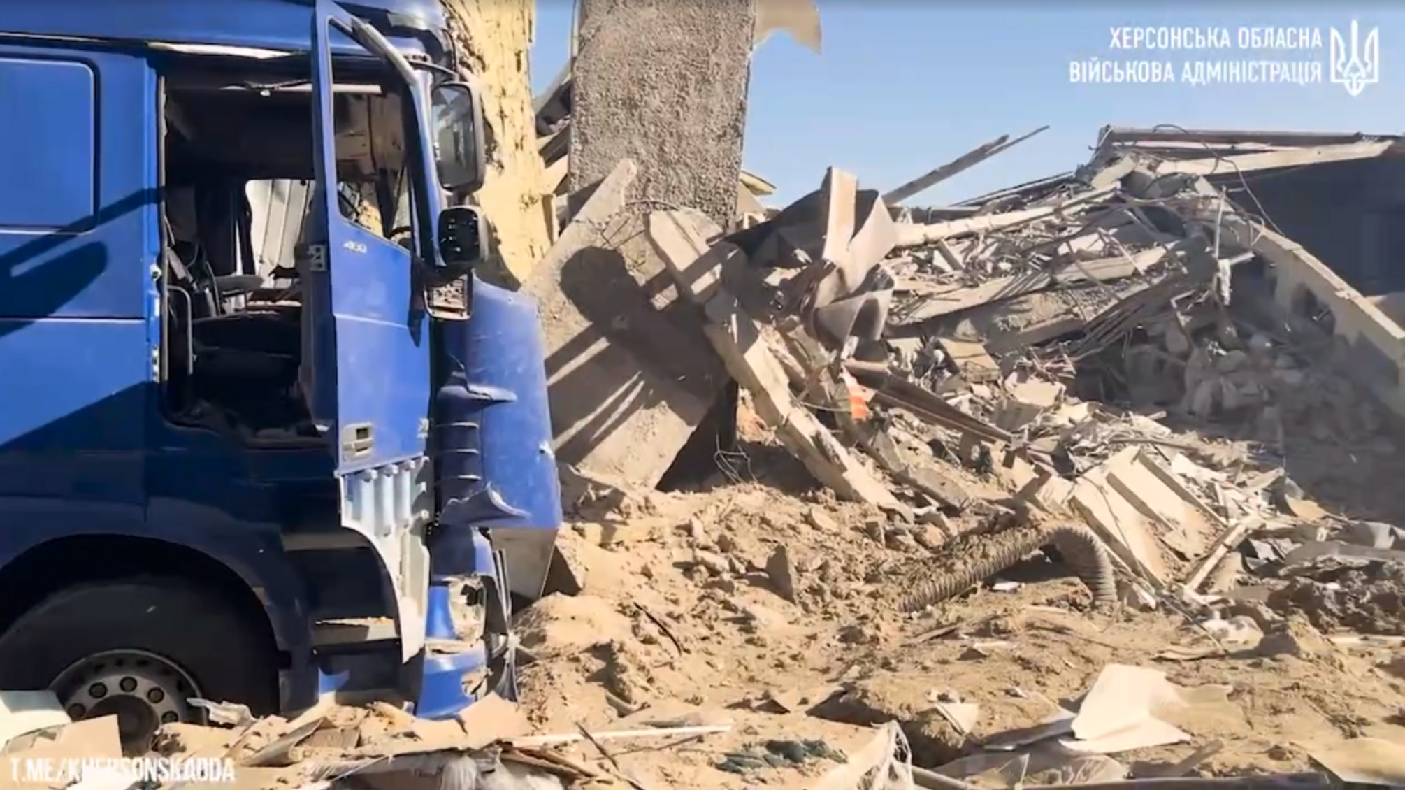 Росіяни обстріляли автобазу у Херсоні