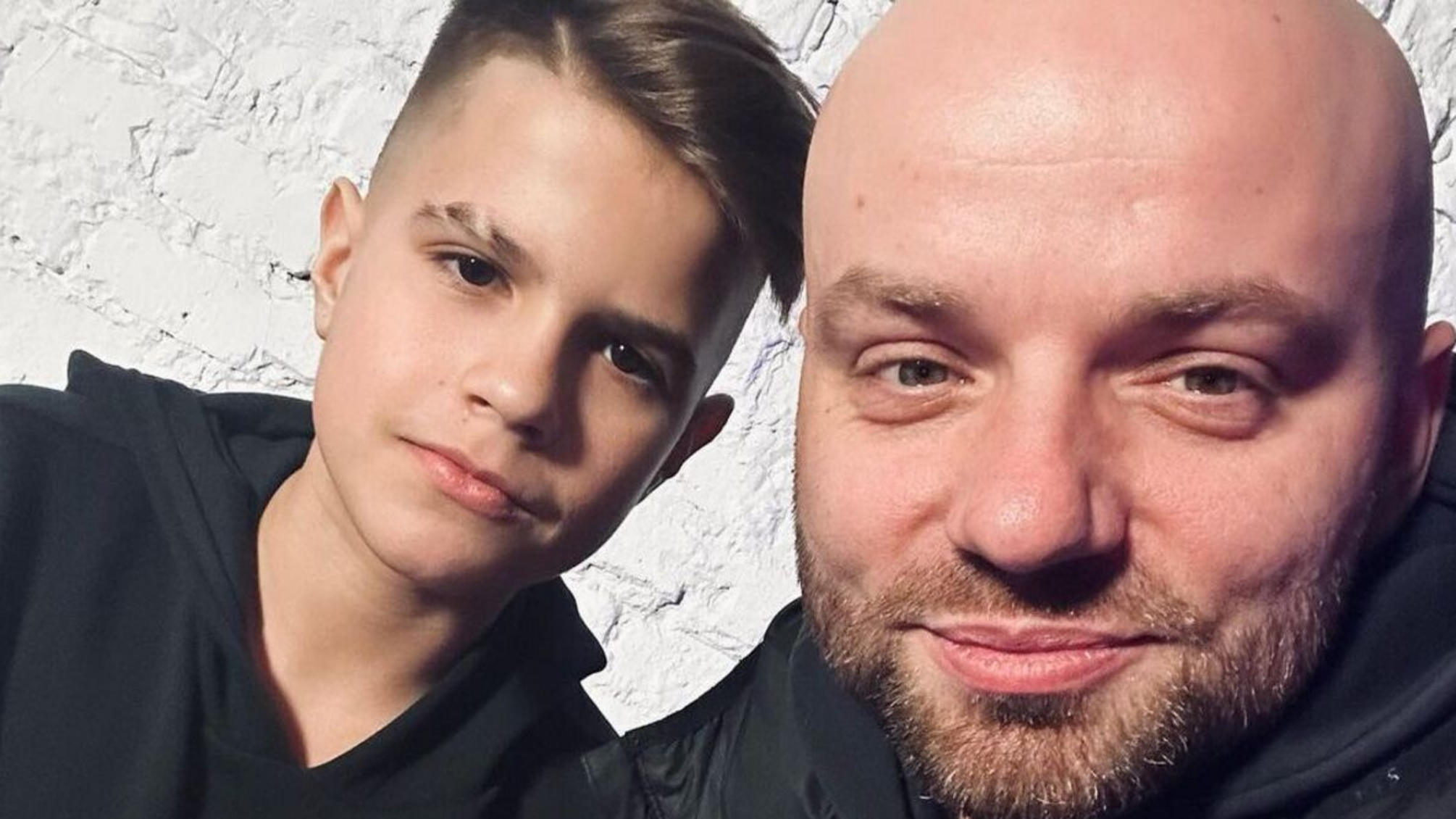 Слава Демин с сыном Владом