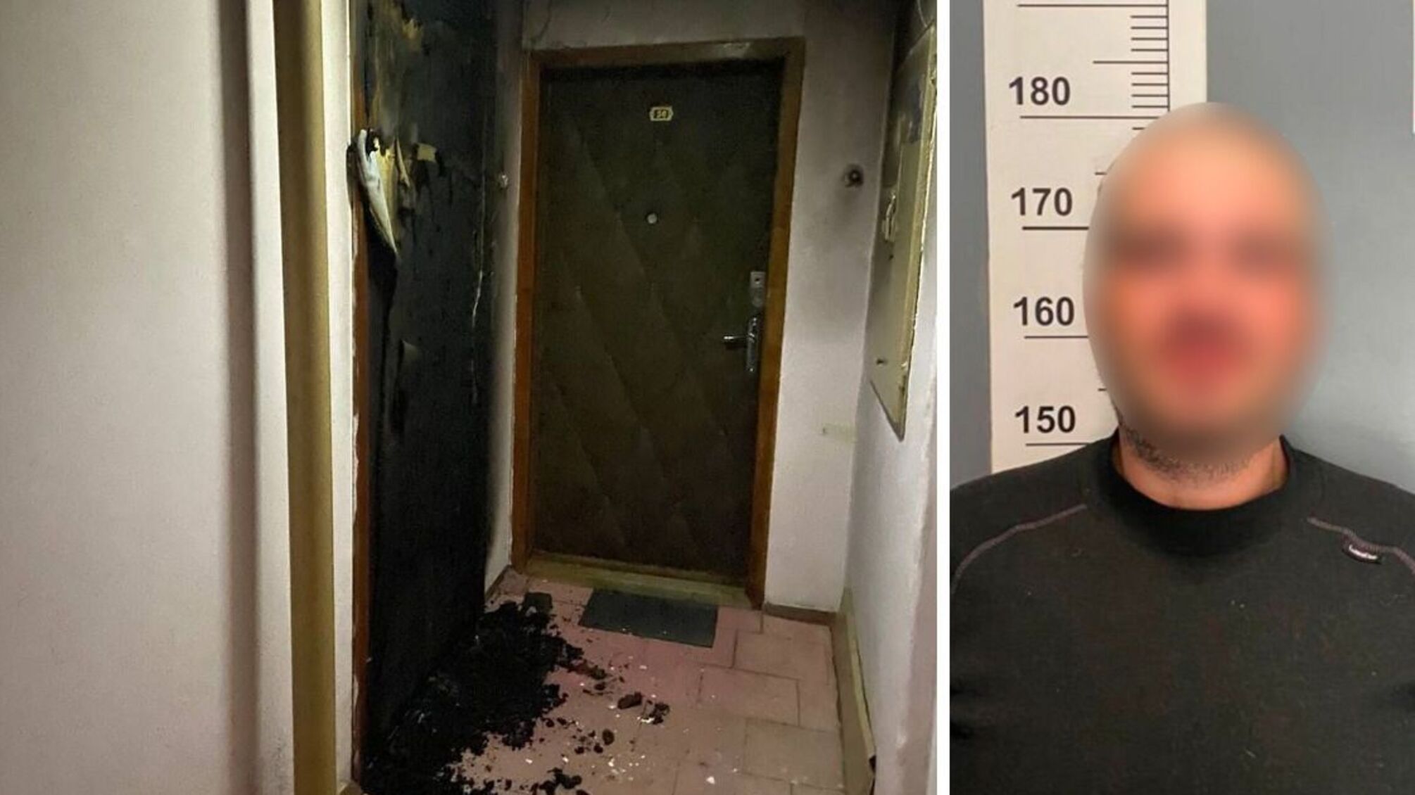 Из-за ревности мужчина поджег квартиру прежней