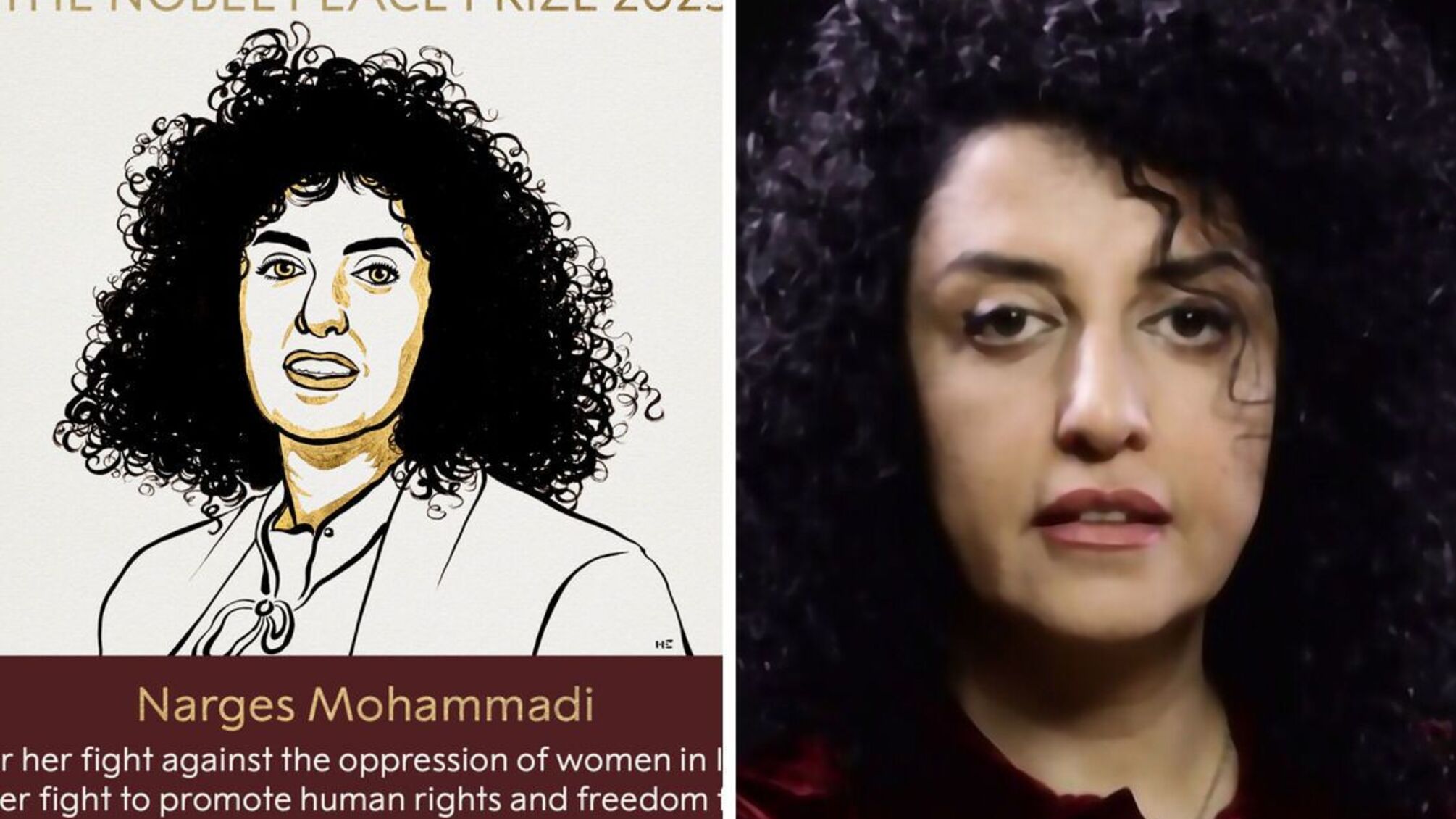 Правозащитница из Ирана Наргес Мохаммади получила Нобелевскую премию мира