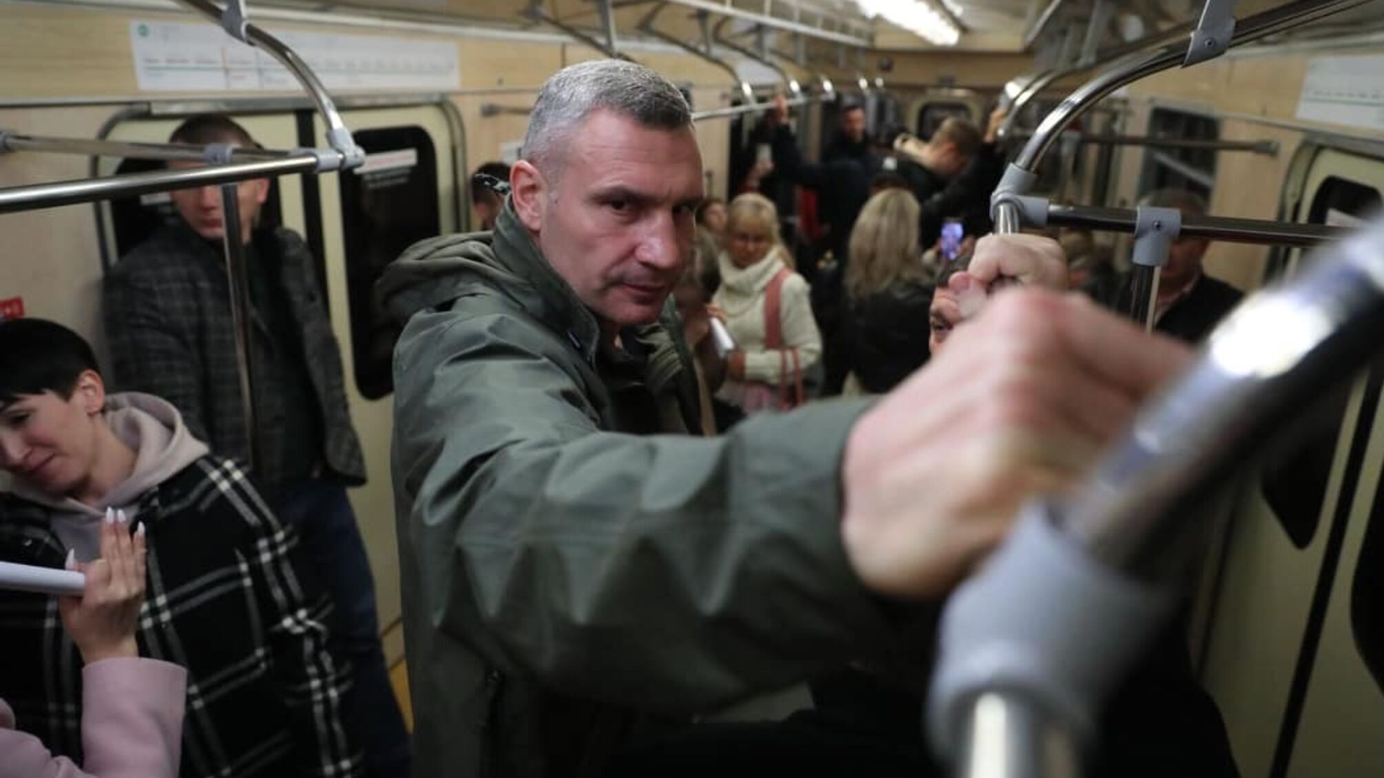 Вагон из Варшавы Виталий Кличко протестовал лично