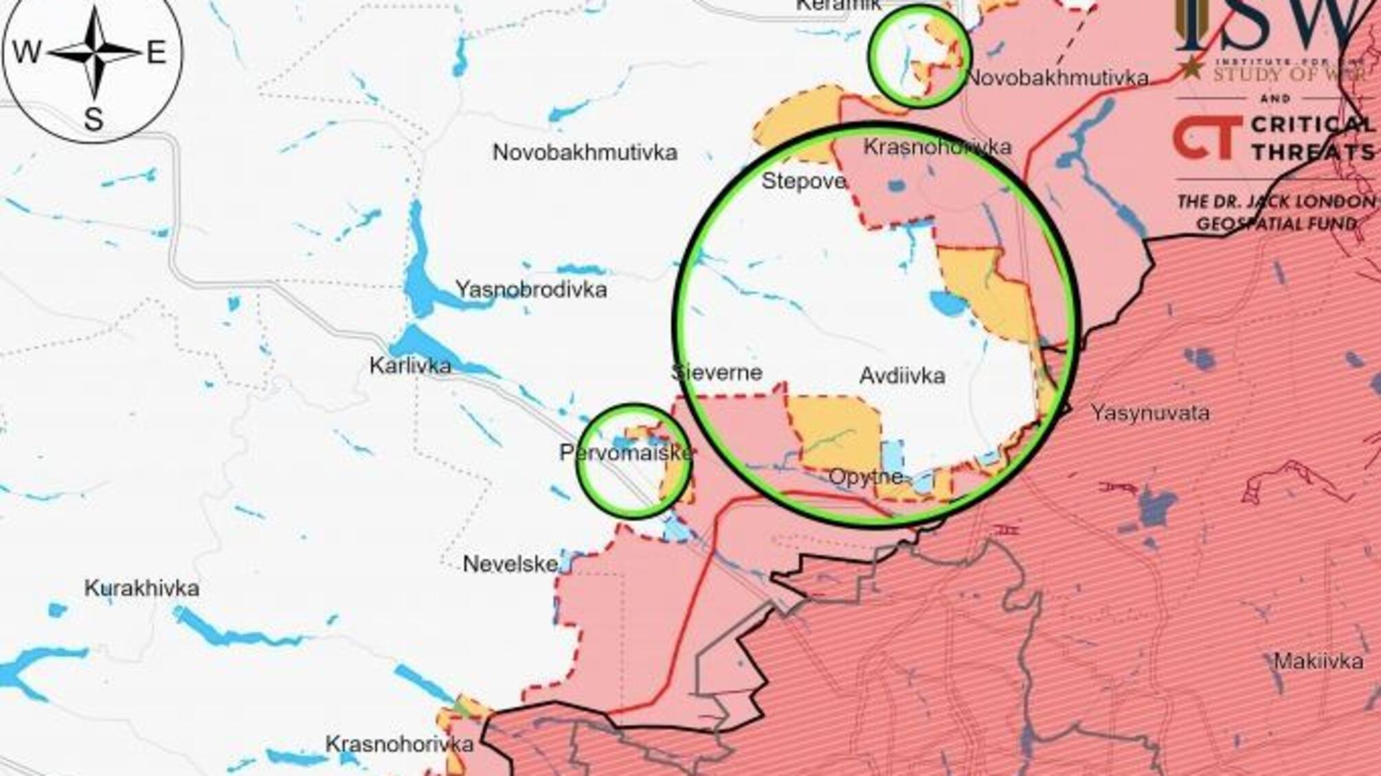 Бои за Авдеевку: ISW пишет, что российские войска вошли в окрестности Степного