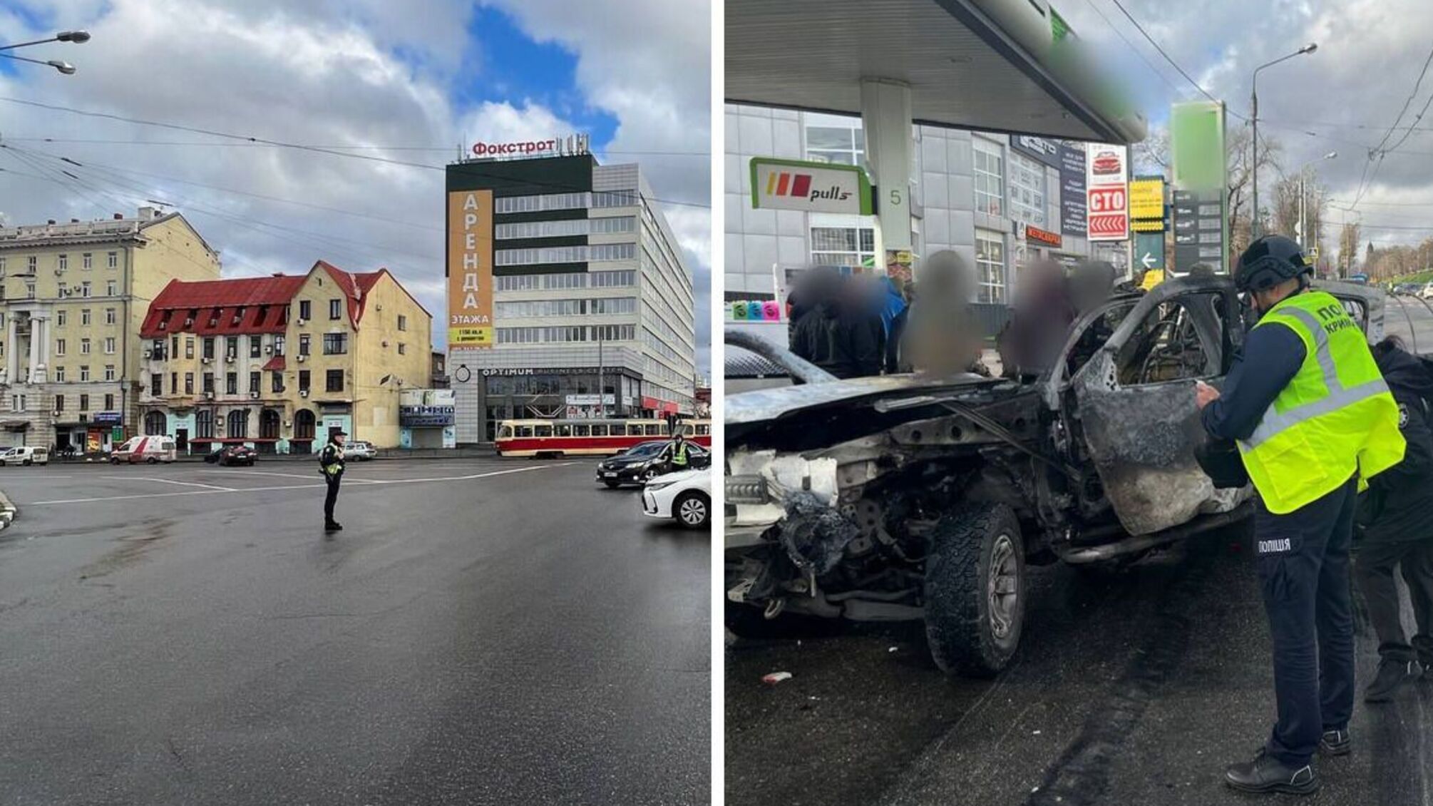 взрыв на заправке в Харькове