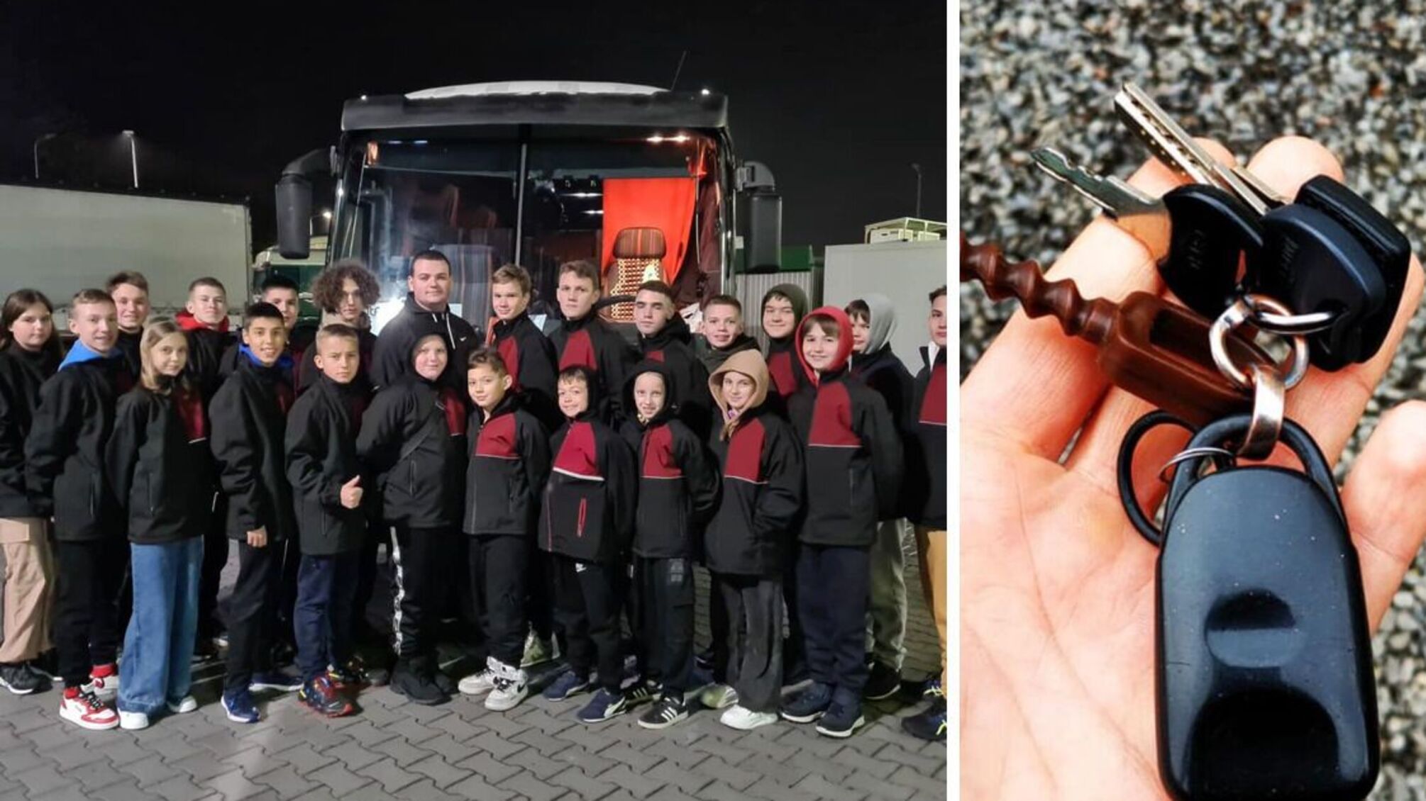 Водителя автобуса для детской сборной вывезли в военкомат.