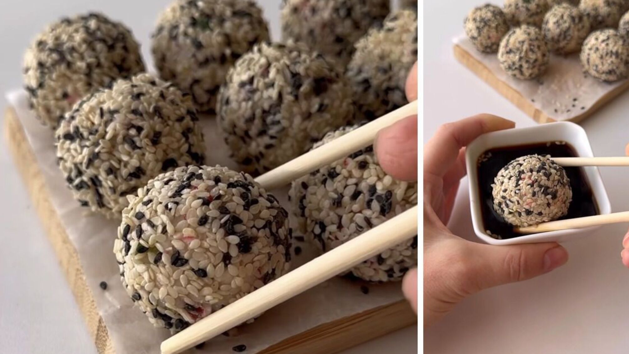 Роли-шарики: упрощенный рецепт суши в домашних условиях