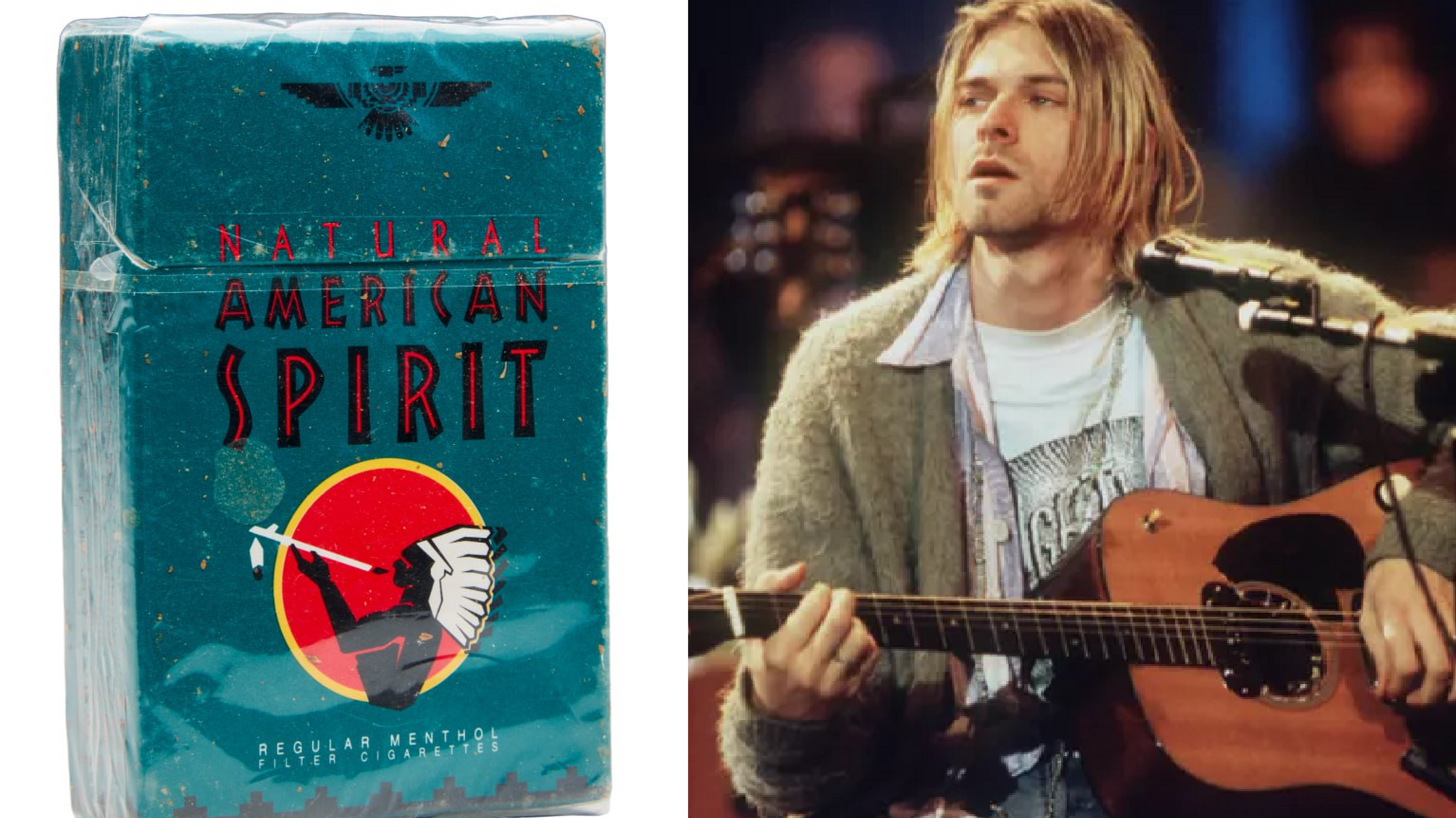 Гітару і пачку сигарет фронтмена Nirvana Курта Кобейна продали на аукціоні за понад півтора мільйона доларів