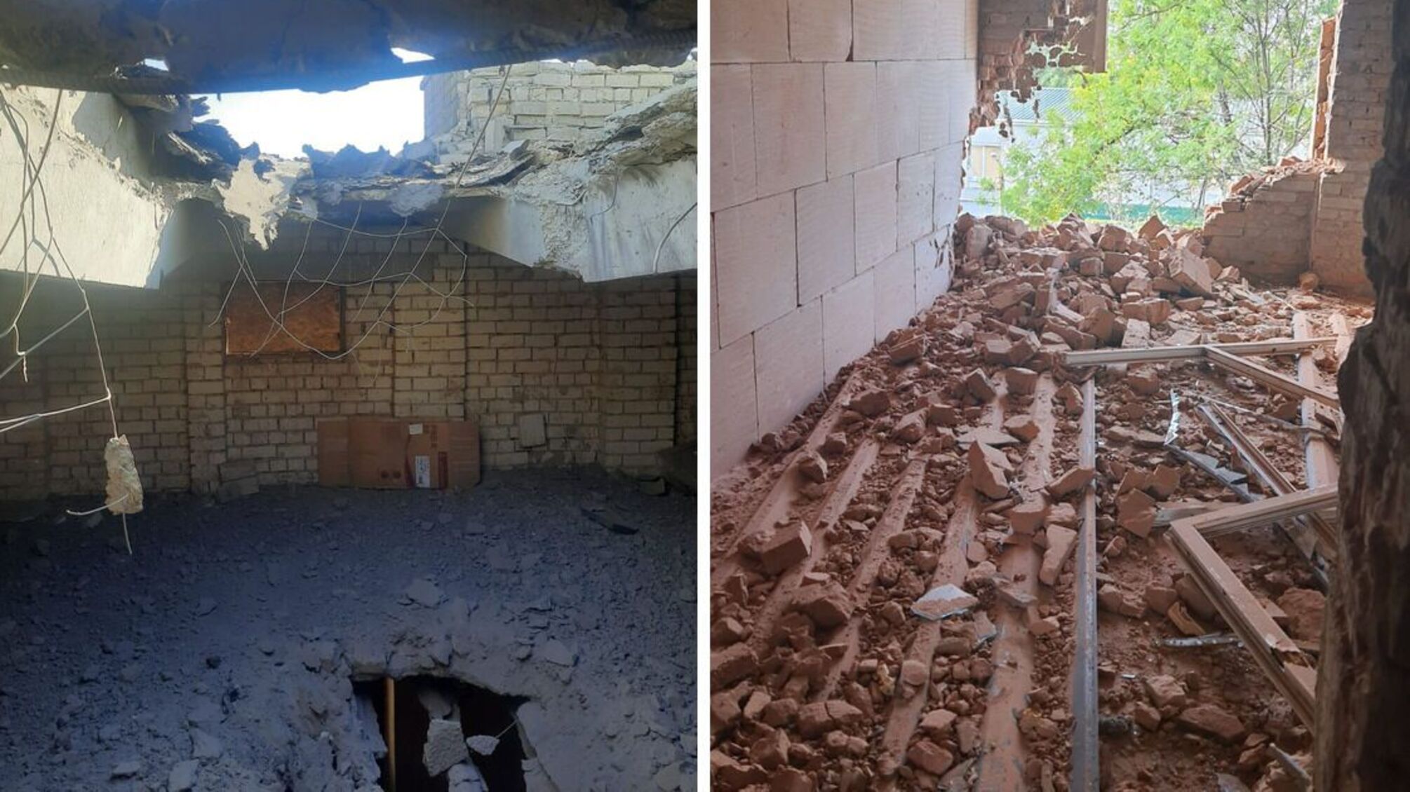 Повреждения жилых домов в Херсоне быстро законсервировали