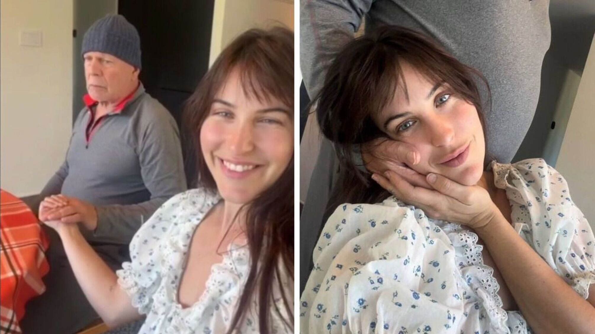 Скаут Уиллис поделился несколькими милыми клипами с ее отцом, Брюсом Уиллисом, на День Благодарения