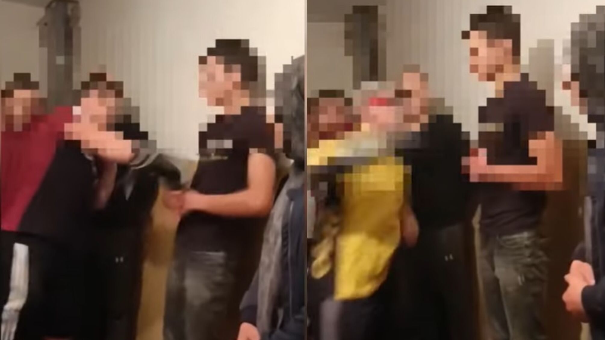 Одягнувши боксерські рукавиці хлопці били новеньких для 'посвяти в студенти'