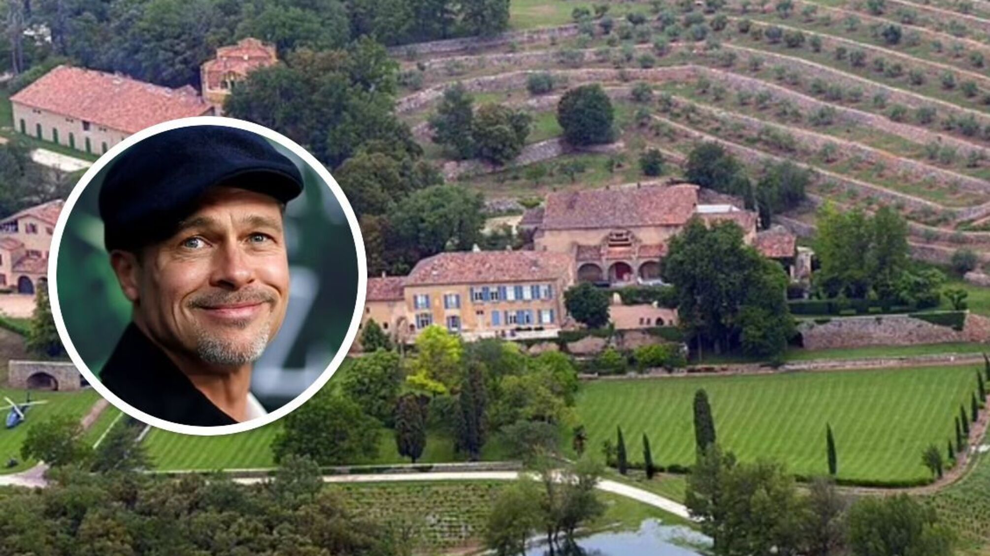 Брэд Питт доволен миллионным долгом за налоги его виноградника