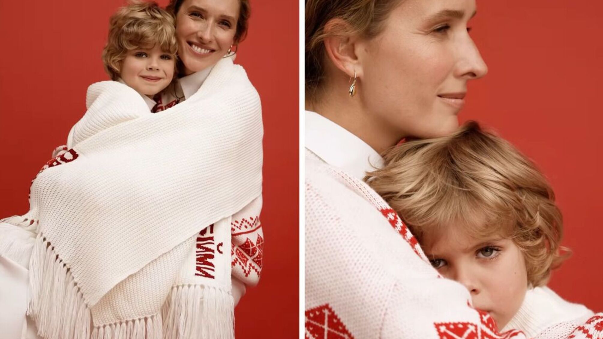 Катерина Осадча разом із сином