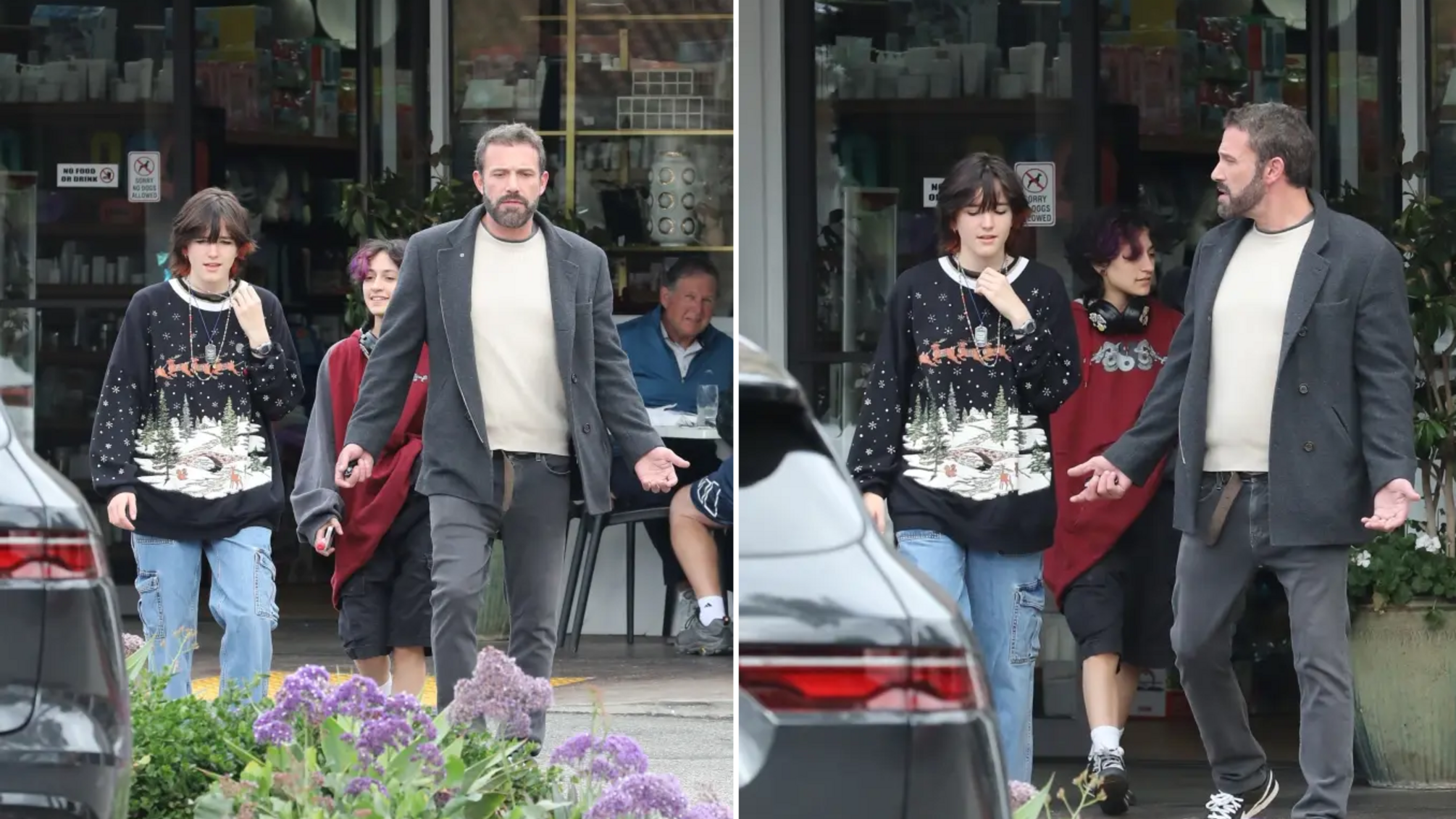 Бен Аффлек з доньками