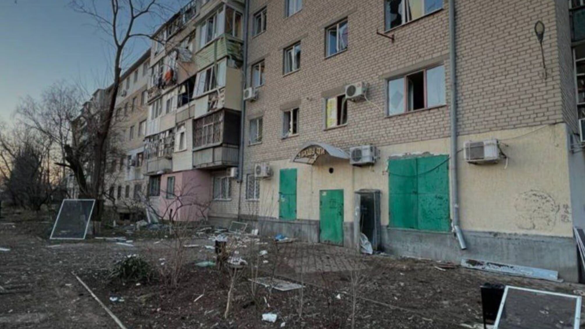 Наслідки обстрілу показав очільник Херсонської МВА