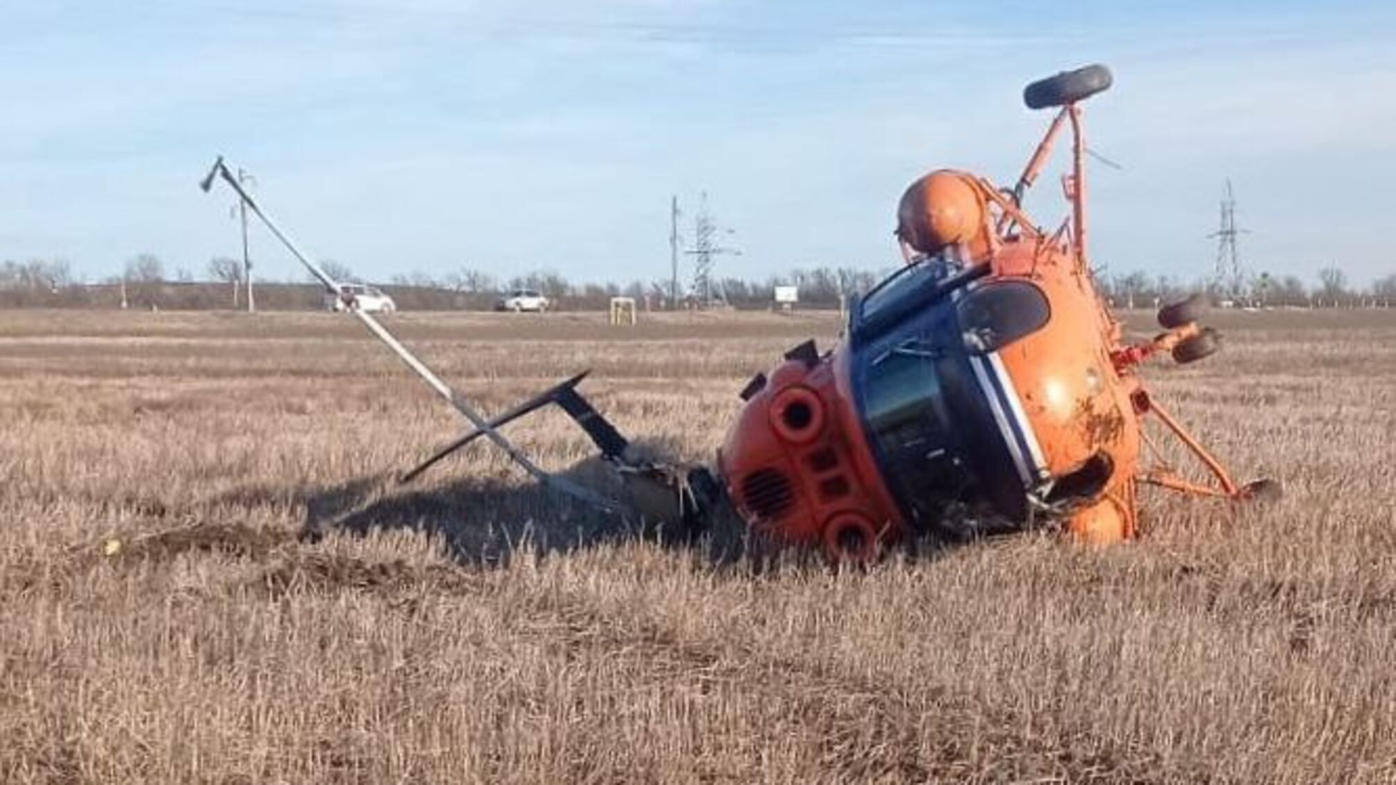 В Ставропольском крае потерпел крушение российский Ми-2