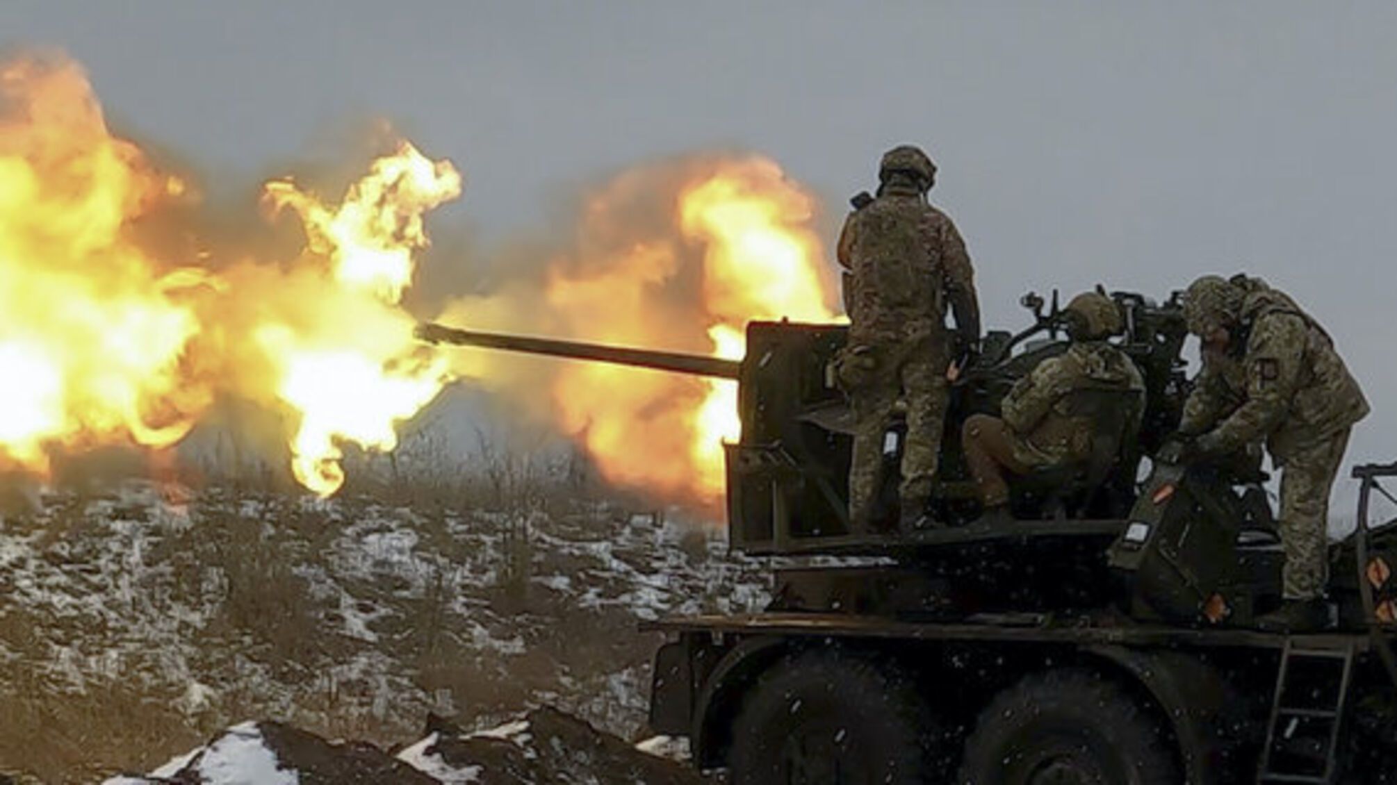Бійці ЗСУ під Бахмутом