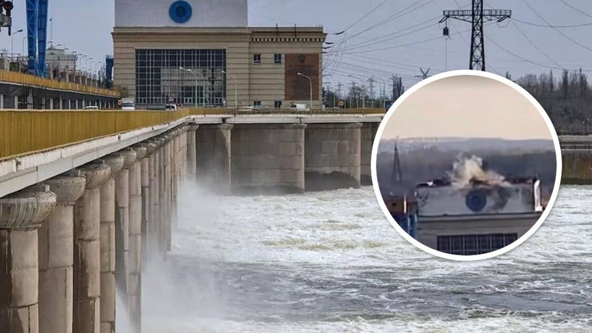 Дрон-камикадзе ВСУ поразил вражеский пункт наблюдения на Каховской ГЭС