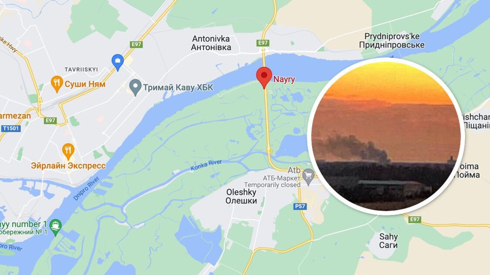 Россиян накрыли на 'дачах' под Олешками