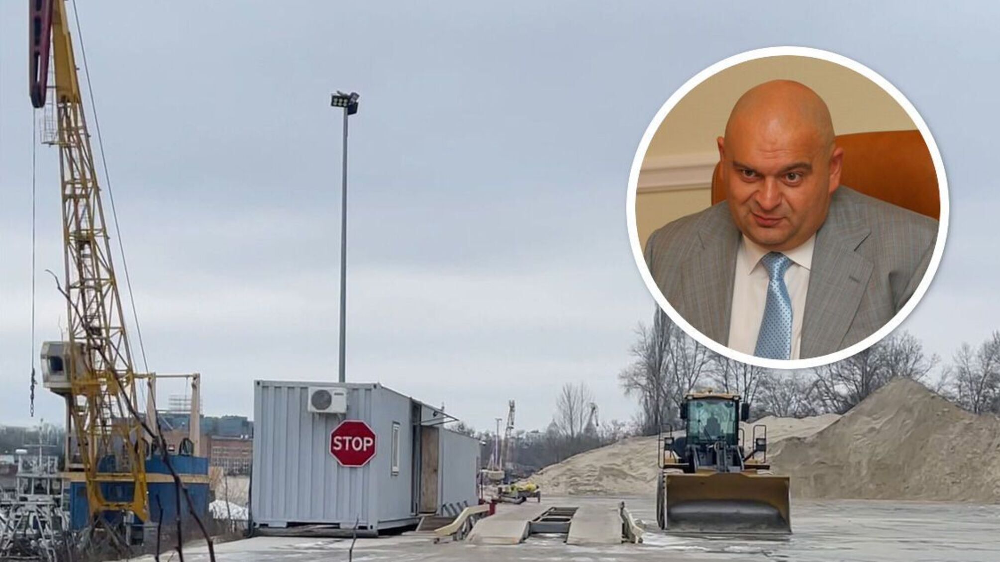 Фирма с орбиты экс-министра Злочевского самовольно заняла коммунальный участок для перевалки песка?