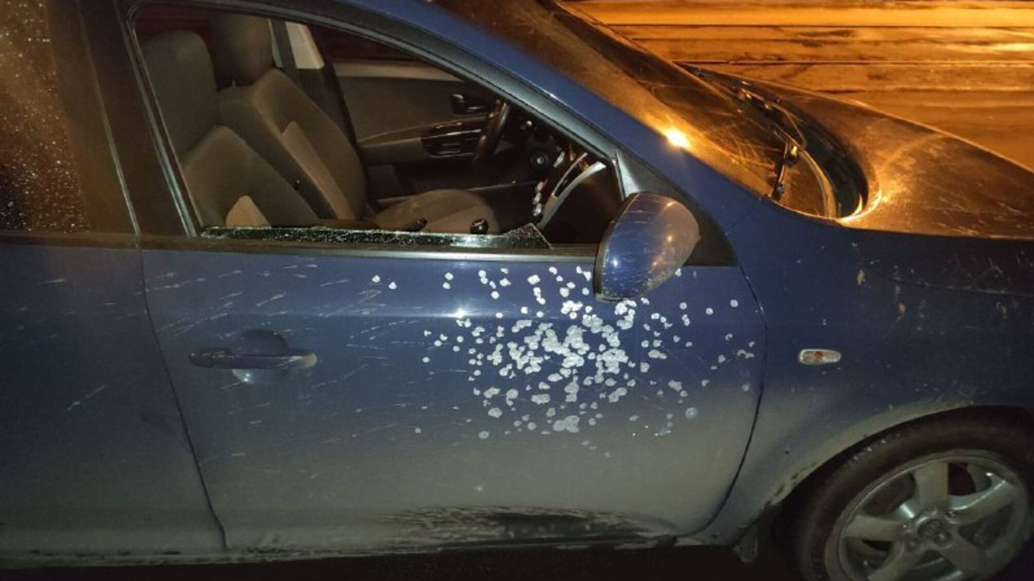 Последствия ночной стрельбы в Кривом Роге