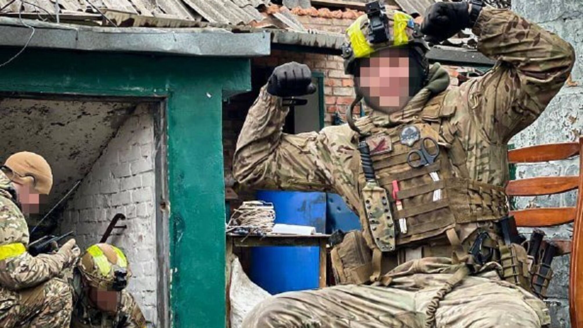Українські захисники на передових позиціях 