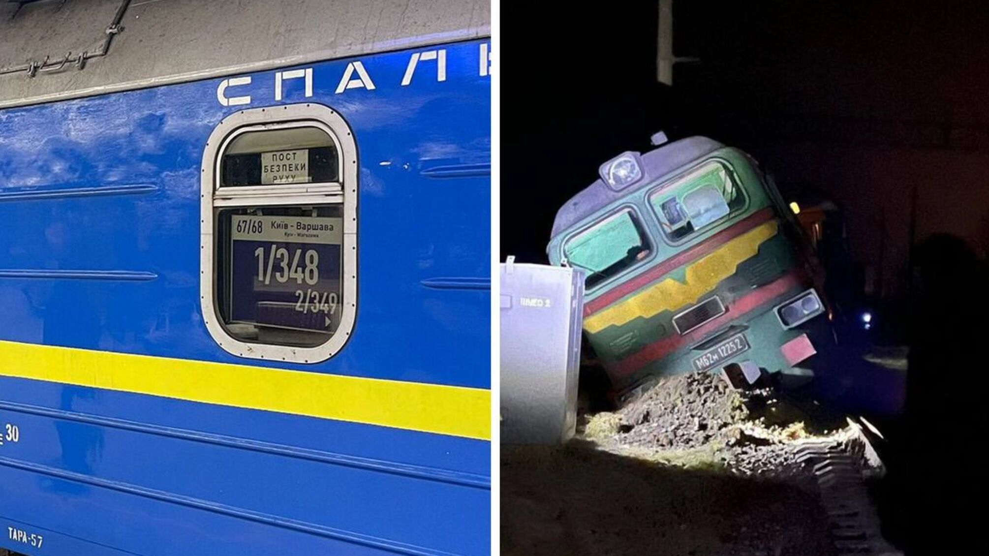 Надзвичайна подія на залізниці