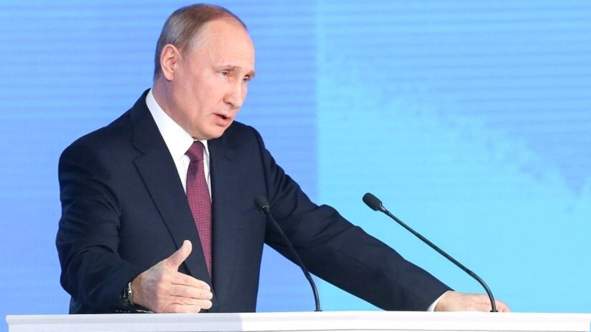 Путин выступил перед федеральным собранием